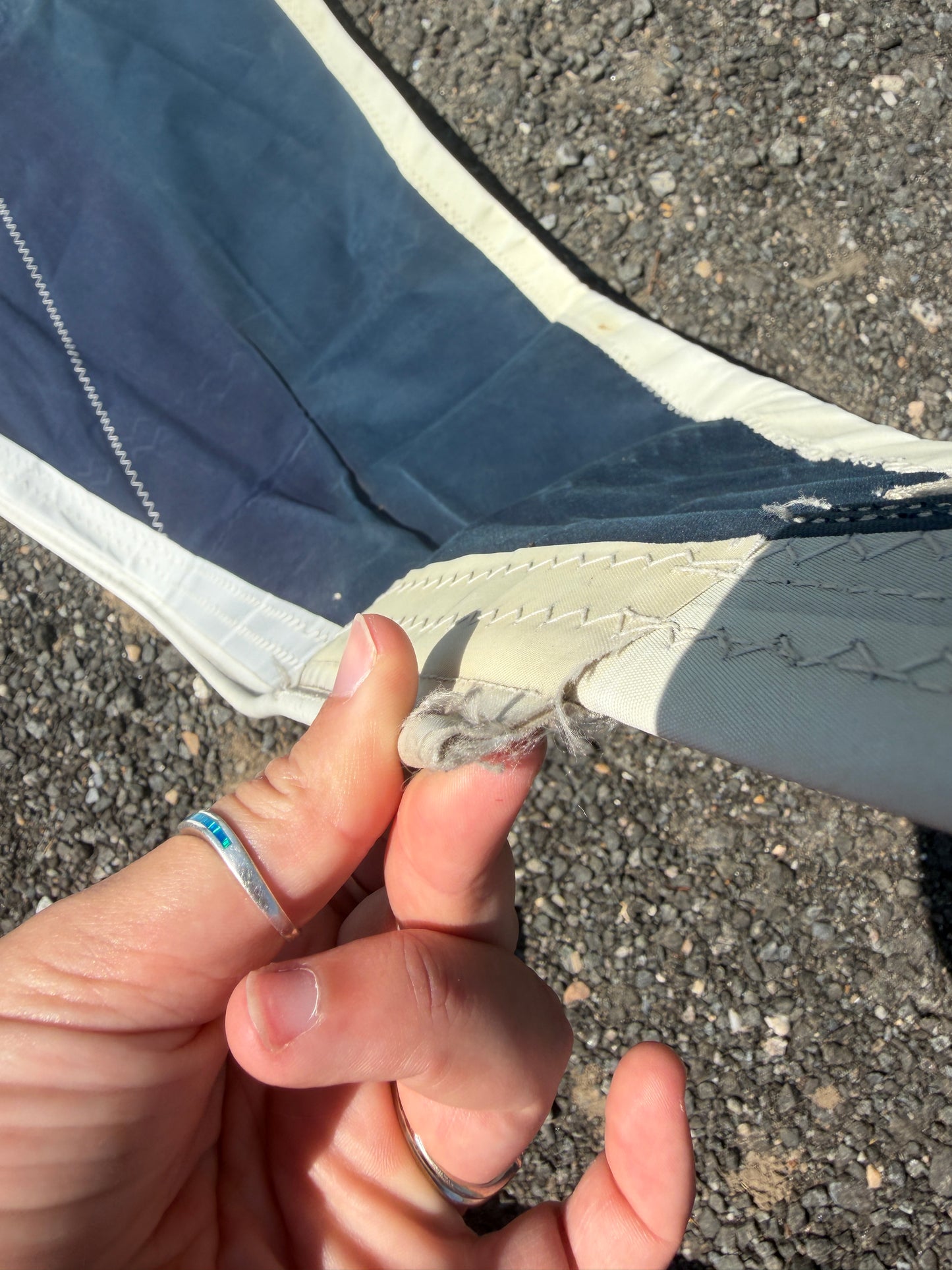 UK Sailmakers Roller Furling Sail 45’3” x 45’7” x 22’1” Navy White