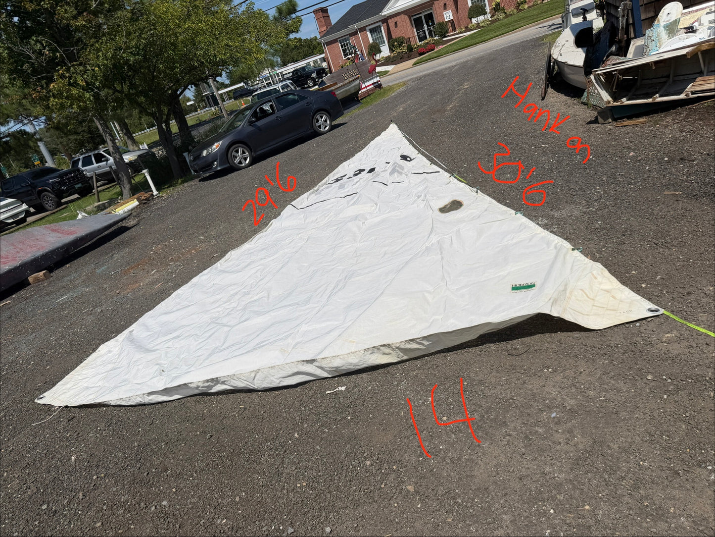 30'6" (Hank On Side) x 29'6" x 14" Headsail - Horizon Sails