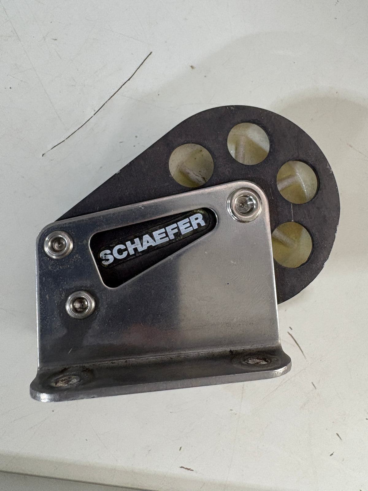Schaefer Lead Block 2" Sheave 3/8" Line