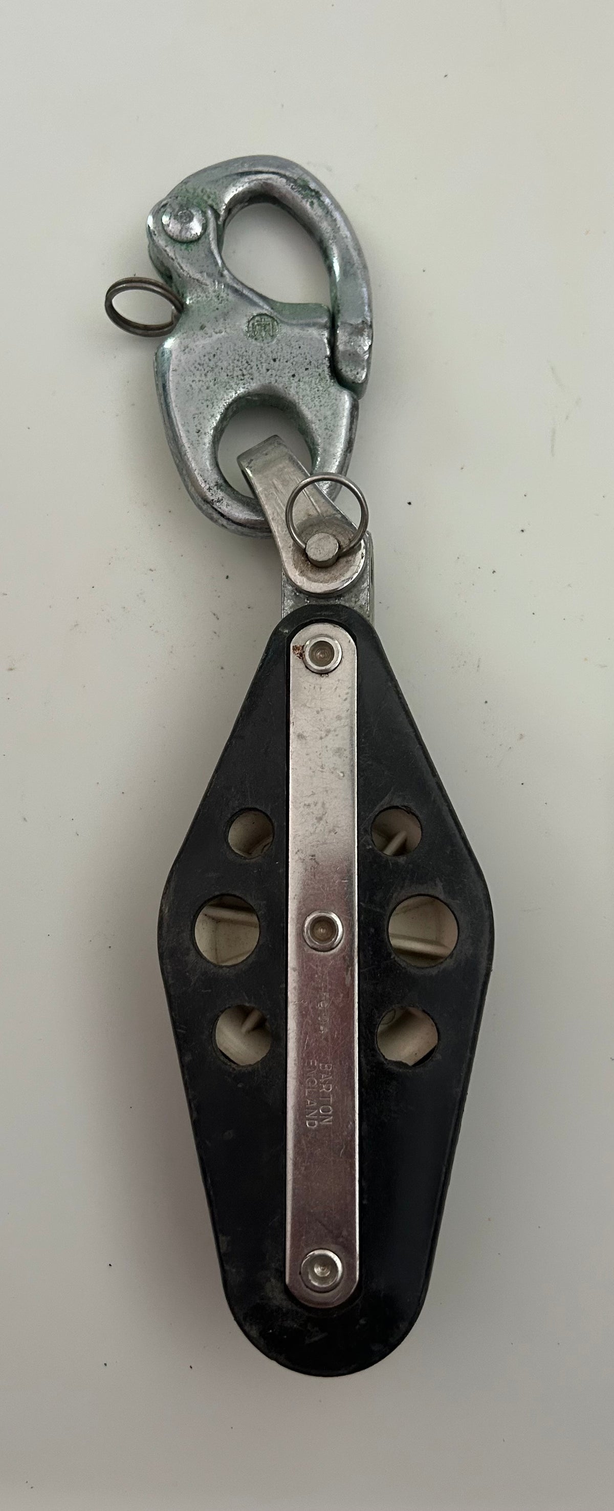 Barton Fiddle Block with large Merriman Shackle - 1/2" line