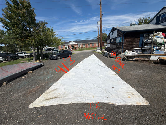 Hunter 30 Main Sail - 40'2" (Slide Side) x 41'3" x 11'6"