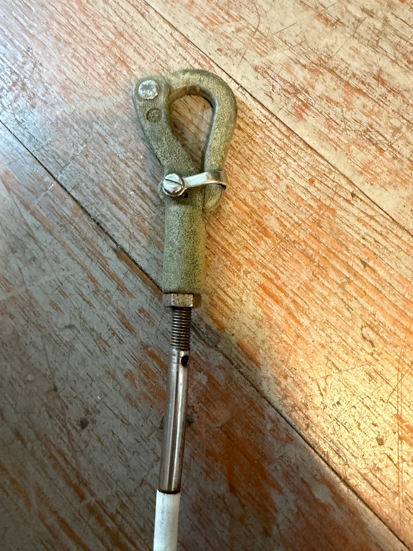 20" Length Lifeline Gate - Bronze Pelican Hook
