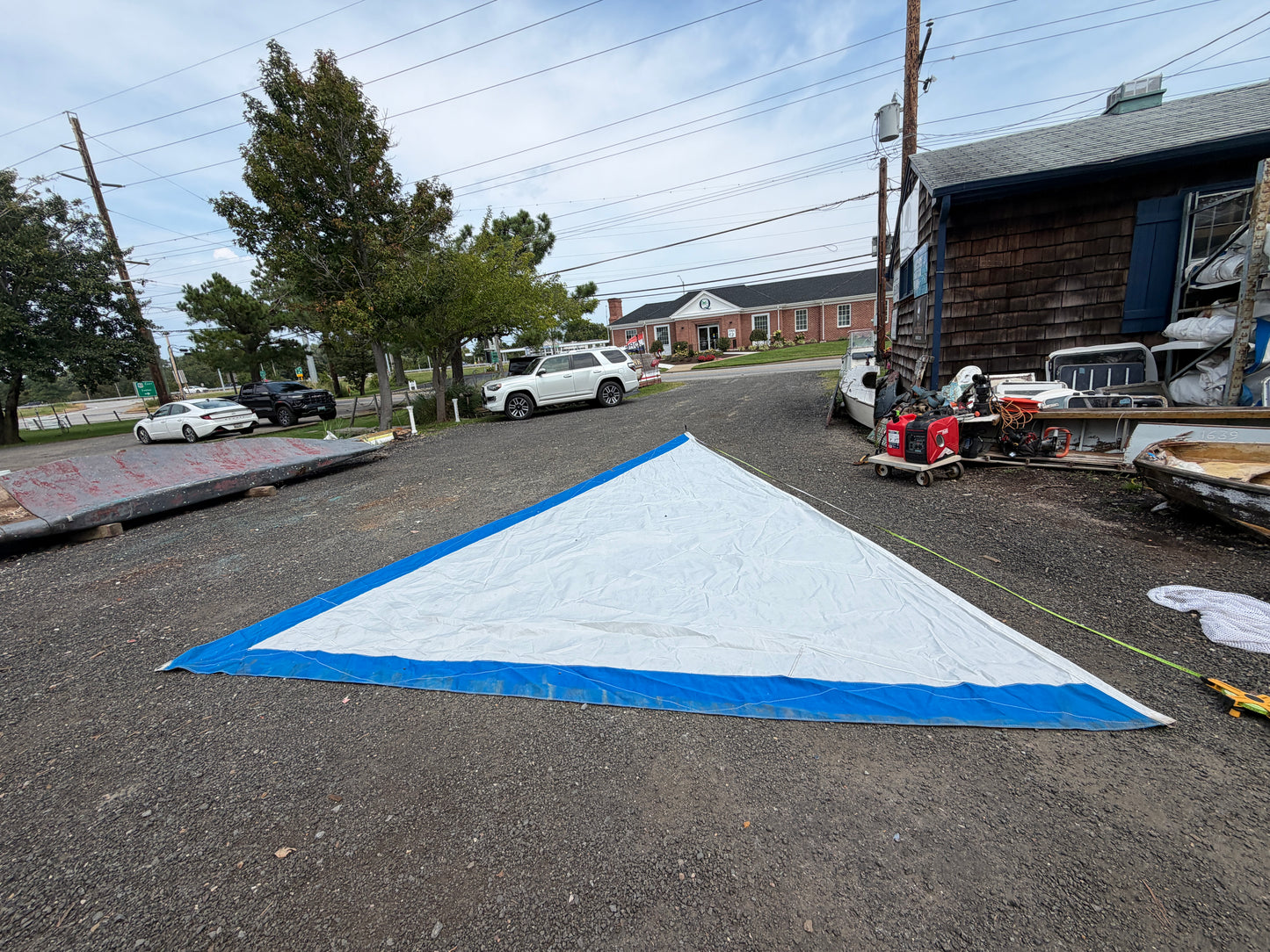 23'9" x 23'7" x 15'4" Roller Furling Sail