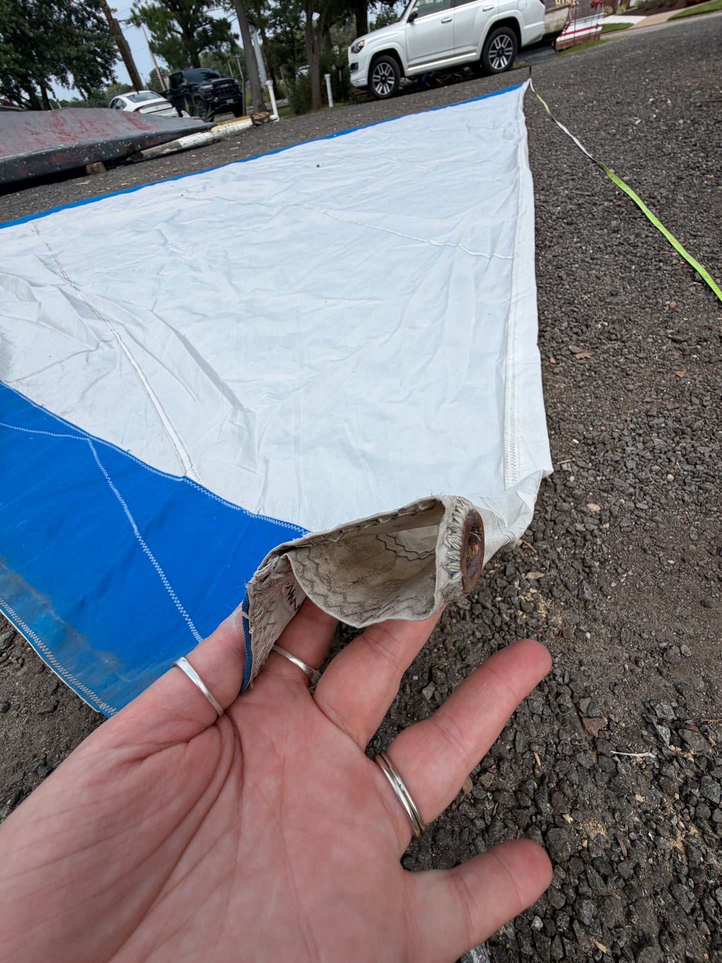23'9" x 23'7" x 15'4" Roller Furling Sail