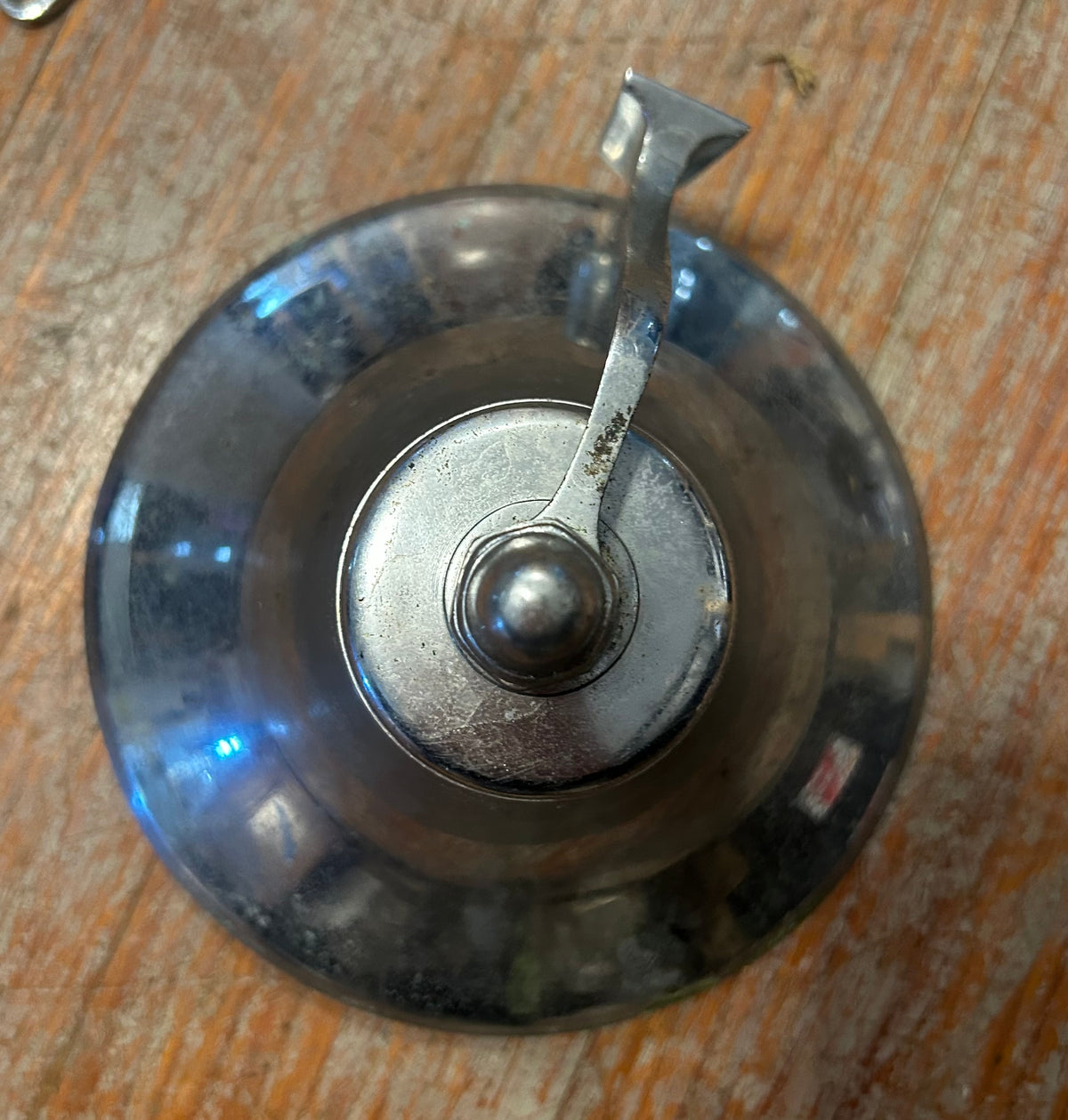 Chromed Ship Bell with Wall Mount Bracket 5 7/8”