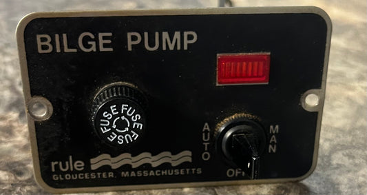 Rule Bilge Pump Control Panel Switch