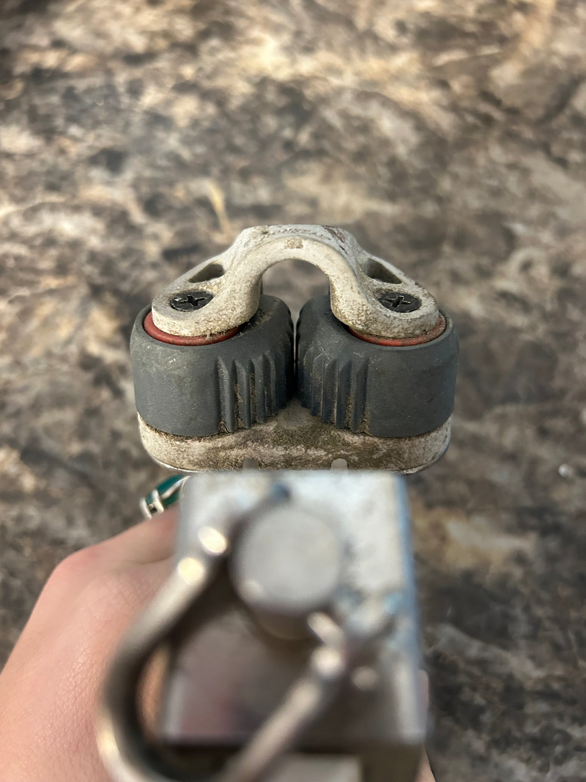 Ronstan Fiddle Block with cam cleat - 1/2" line max