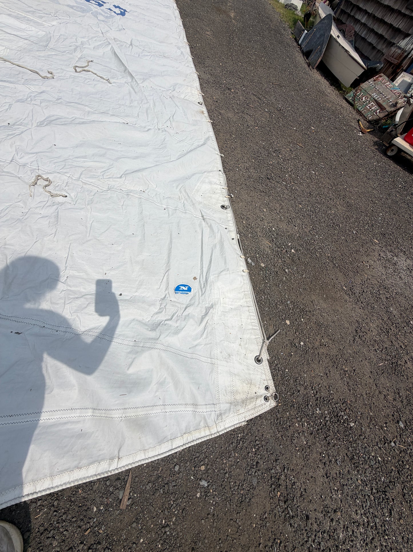 Ericson 28 Main Sail - 33'7" Luff x 35'7" Leech x 10'7" Foot