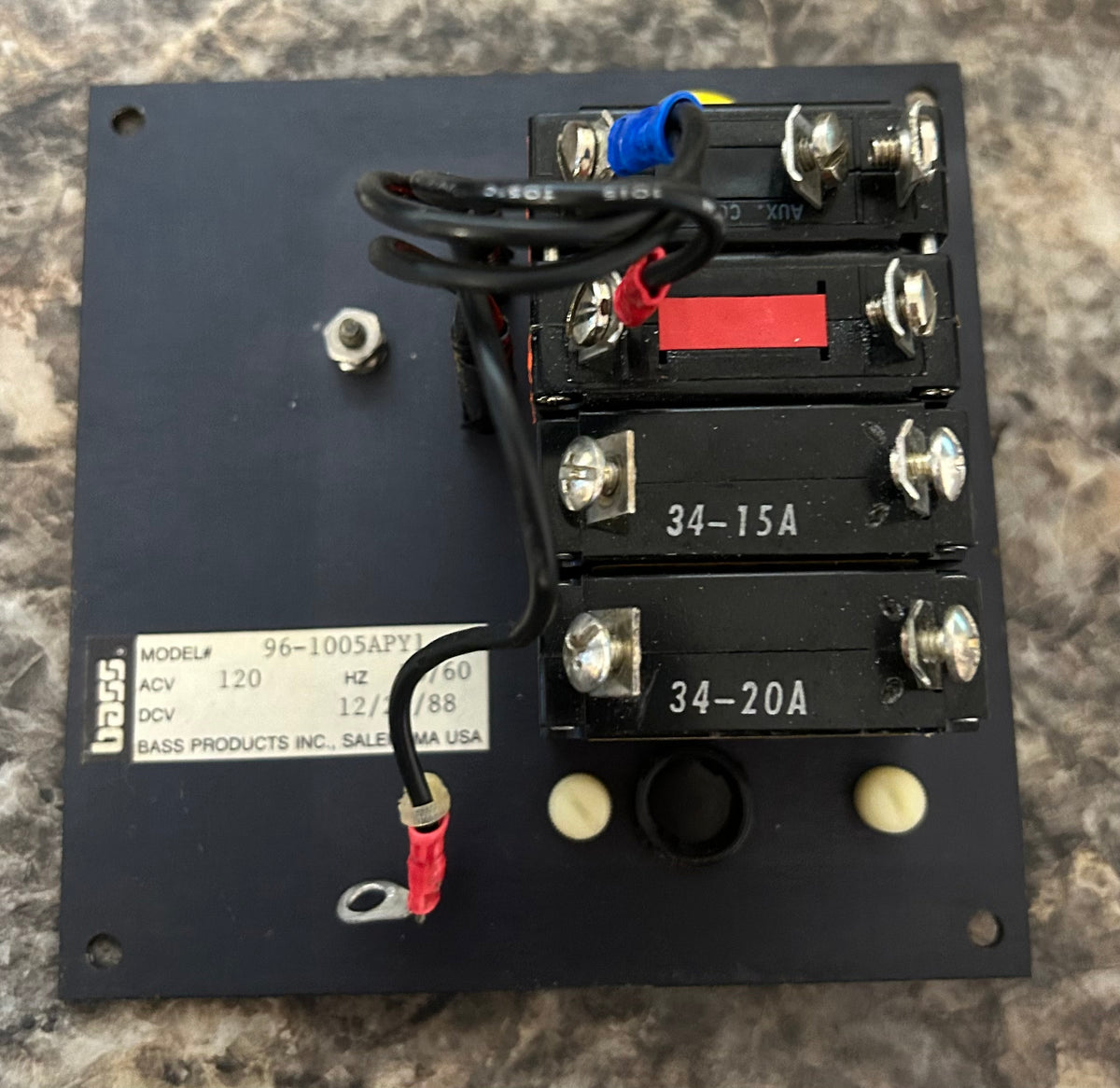 120 Volt AC Load Center