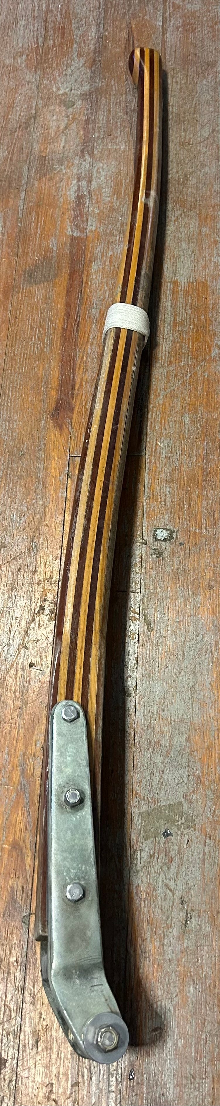 46" Teak Tiller Handle with bronze hardware - Pearson 27