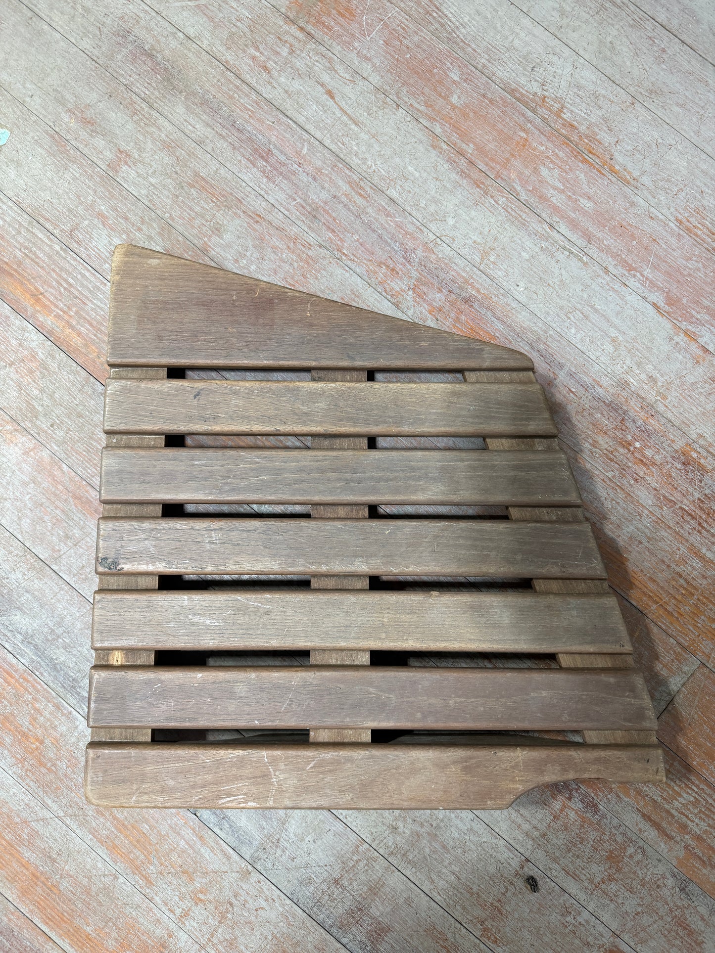 Slated Teak Floor Piece - C&C 34 -- #299