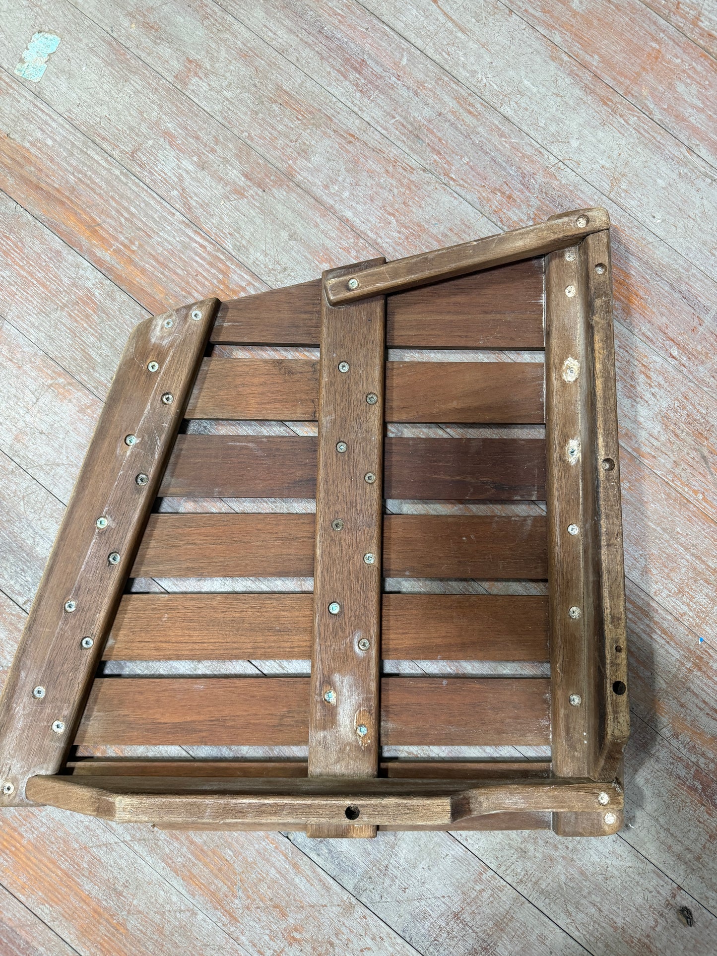 Slated Teak Floor Piece - C&C 34 -- #299