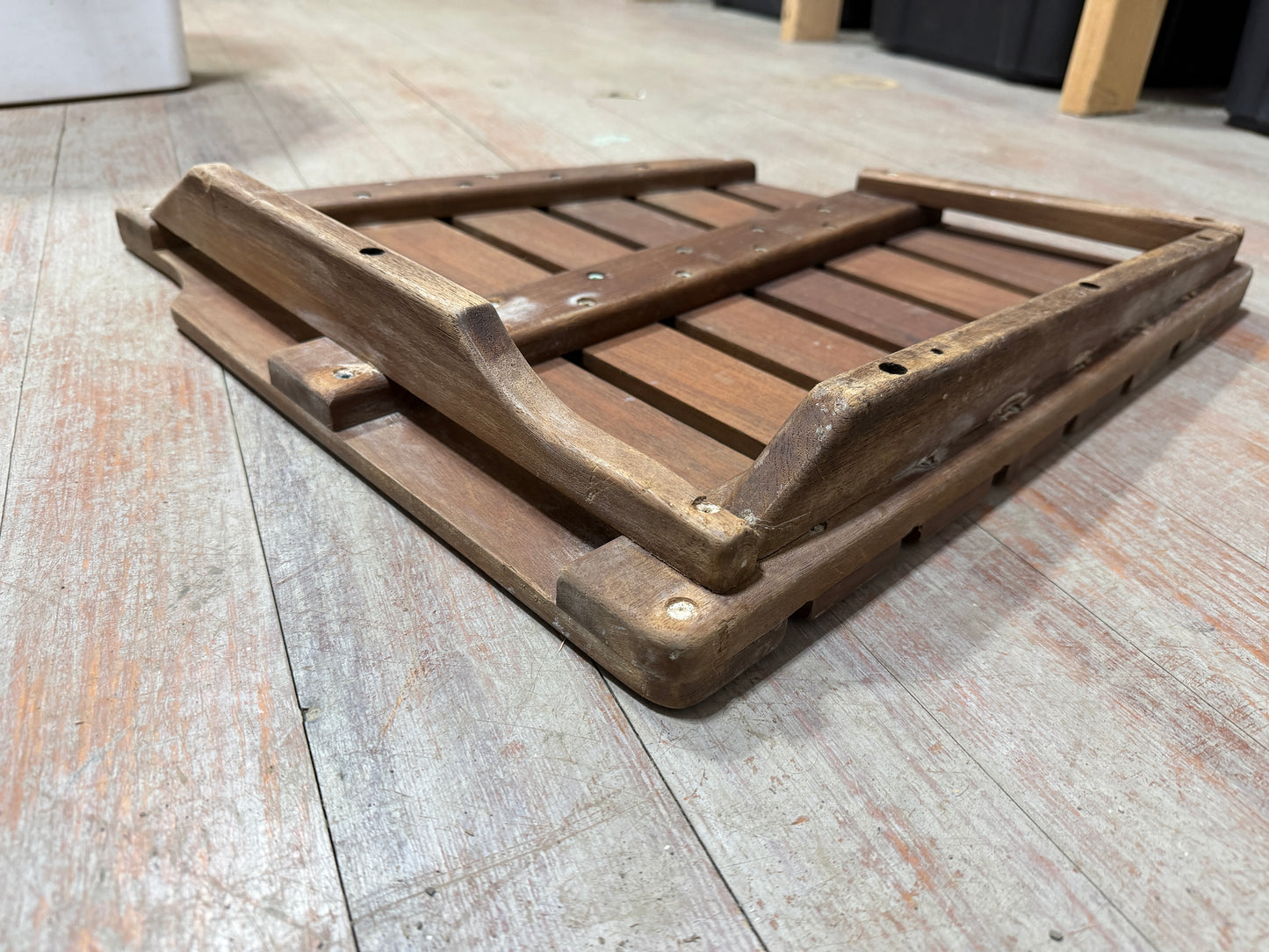 Slated Teak Floor Piece - C&C 34 -- #299