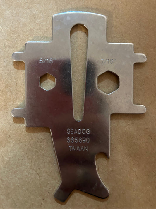 Seadog Stainless Steel Multitask tool key