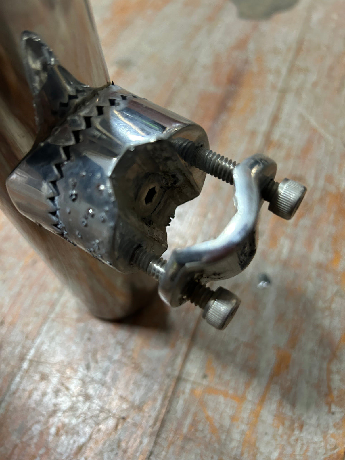 9" Stainless Steel Rod Holder with adjustable mounting bracket