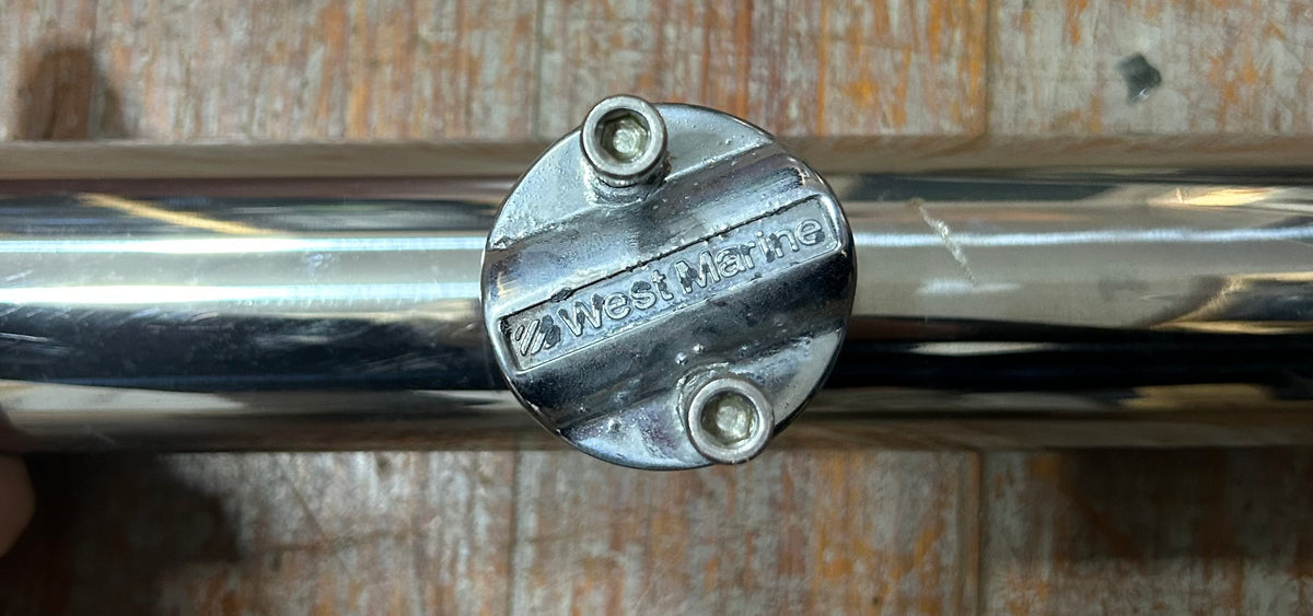 9" Stainless Steel Rod Holder with adjustable mounting bracket