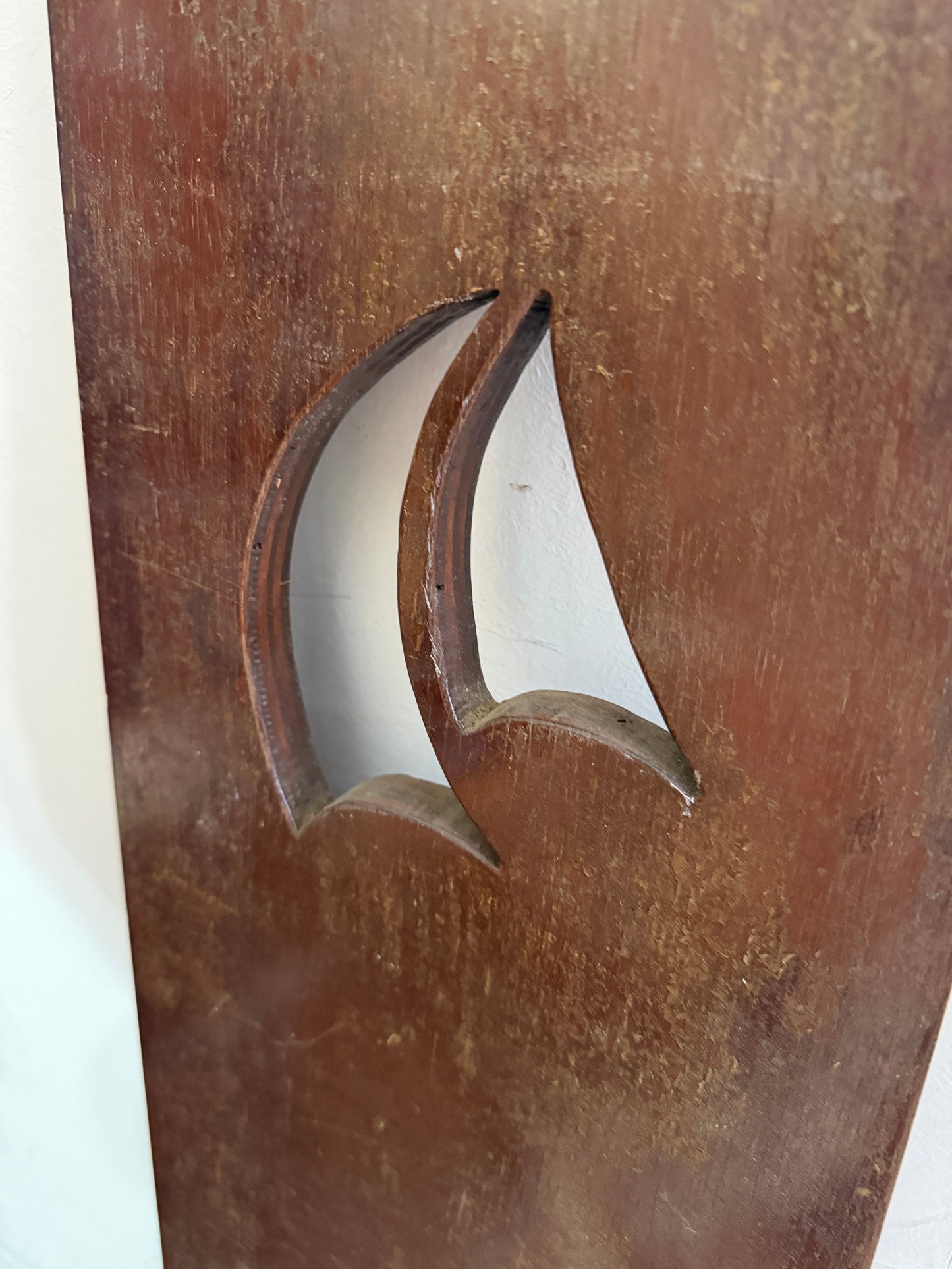 46 1/4" Tall x 9 1/4" Wide - Sailboat Cutout Interior Door - OFF Dickerson 35 -- #304