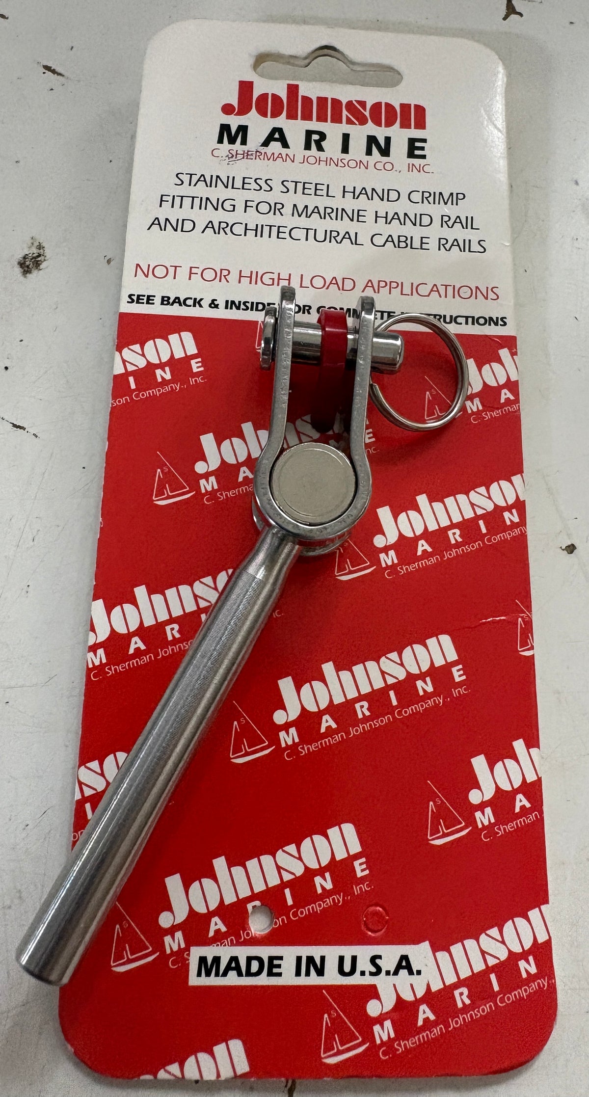 CS Johnson Handcrimp Toggle Jaw CAT #27-405 NEW