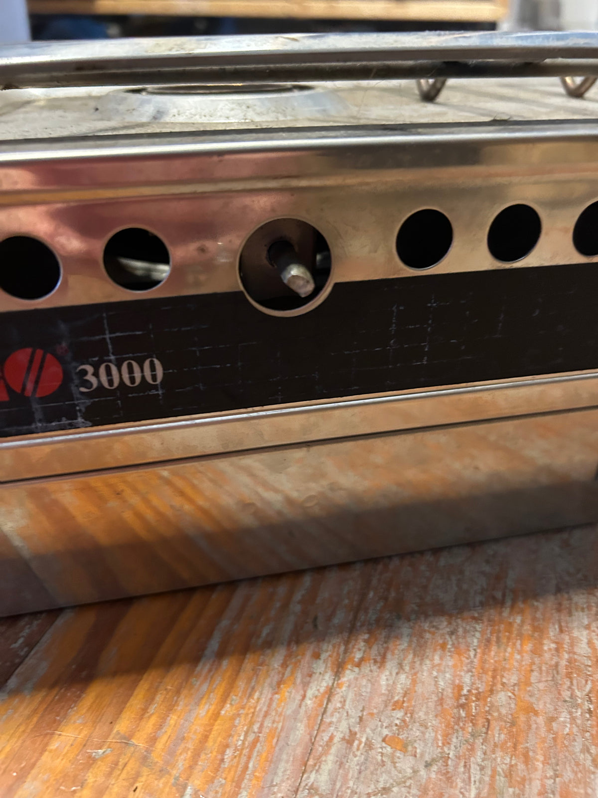 Origo 3000 2-Burner Alcohol Stove w/ 2 Fuel Canisters (missing knob)