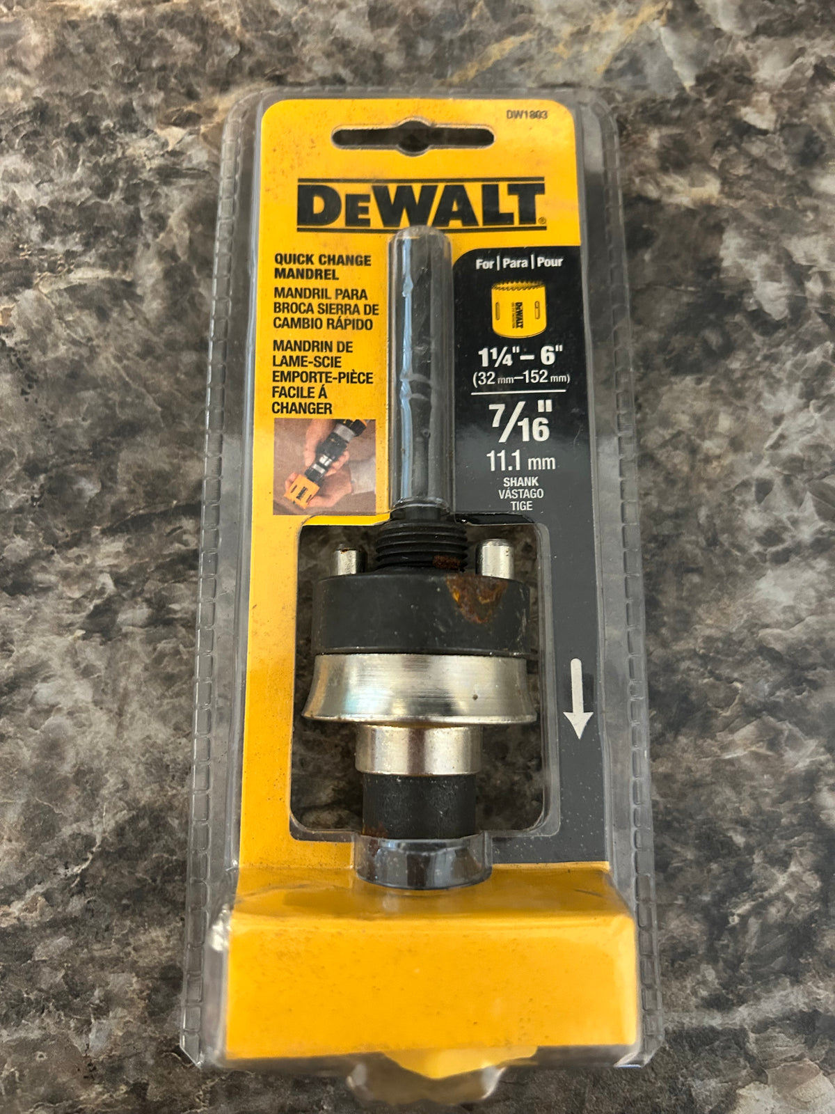 DeWALT Quick Change Mandrel