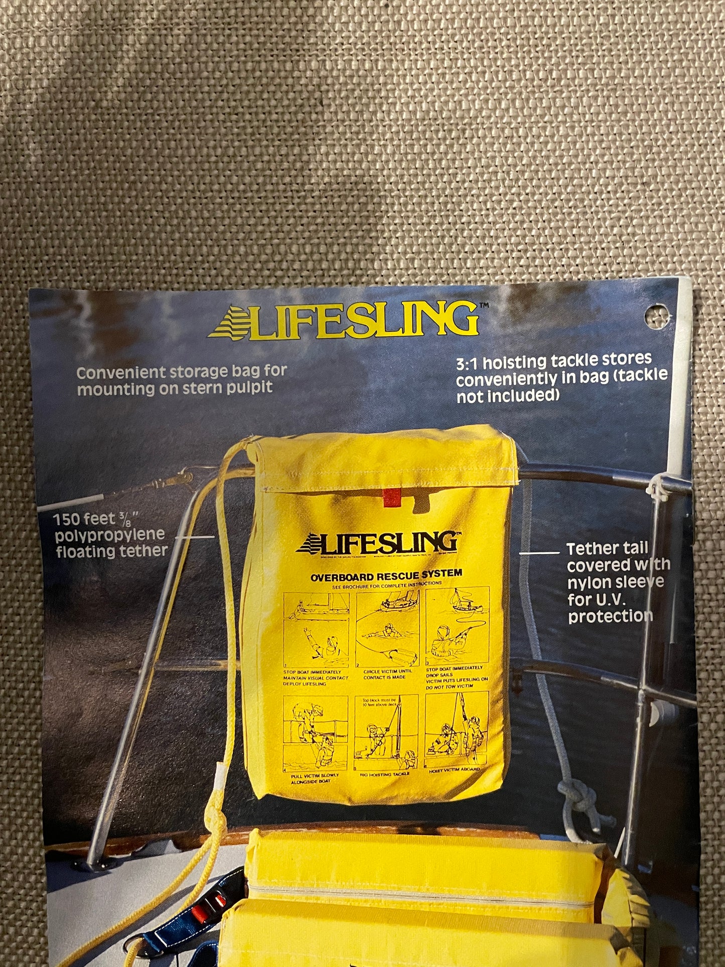 Lifesling Overboard Rescue System- NEW