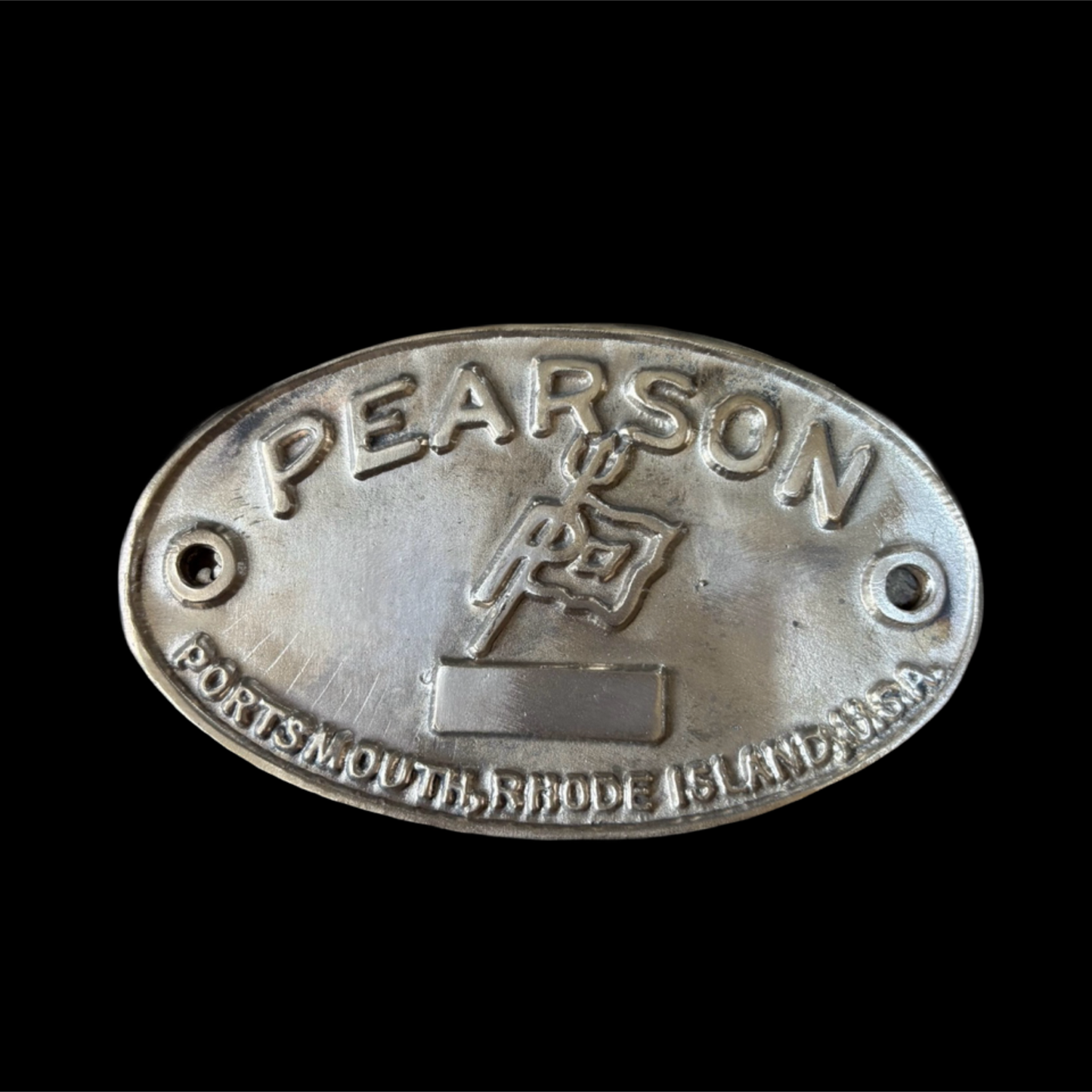 Old Style Pearson Builders Plate