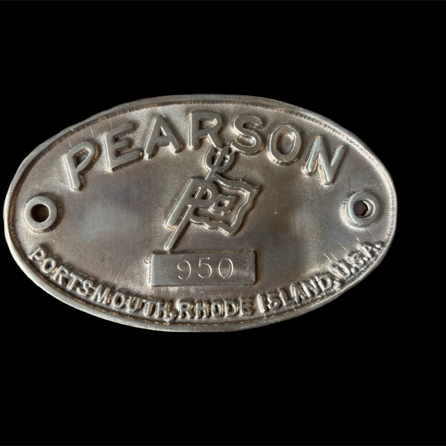 Old Style Pearson Builders Plate