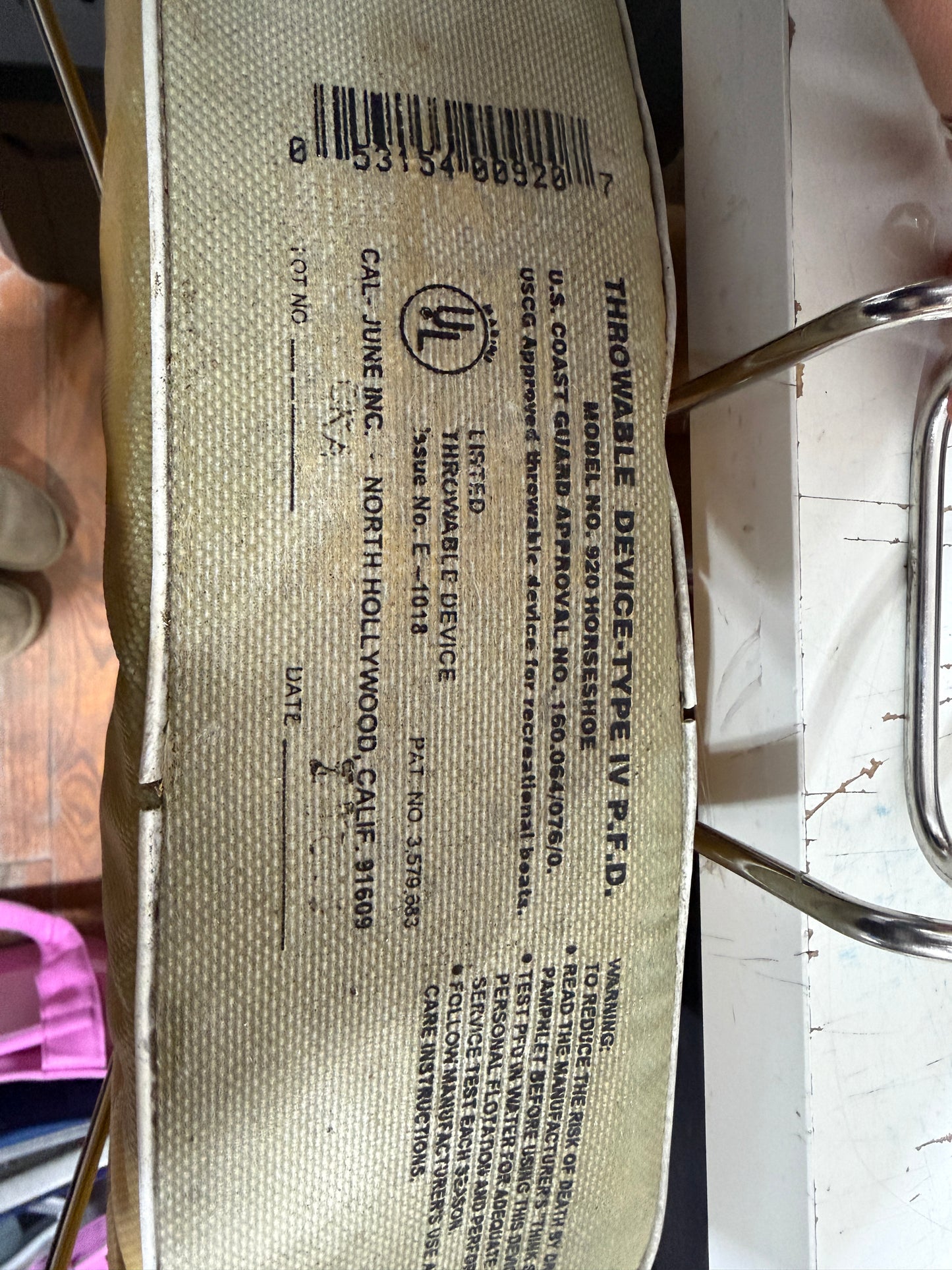 Jim Buoy Horseshoe Ring With Holder - Pearson 27