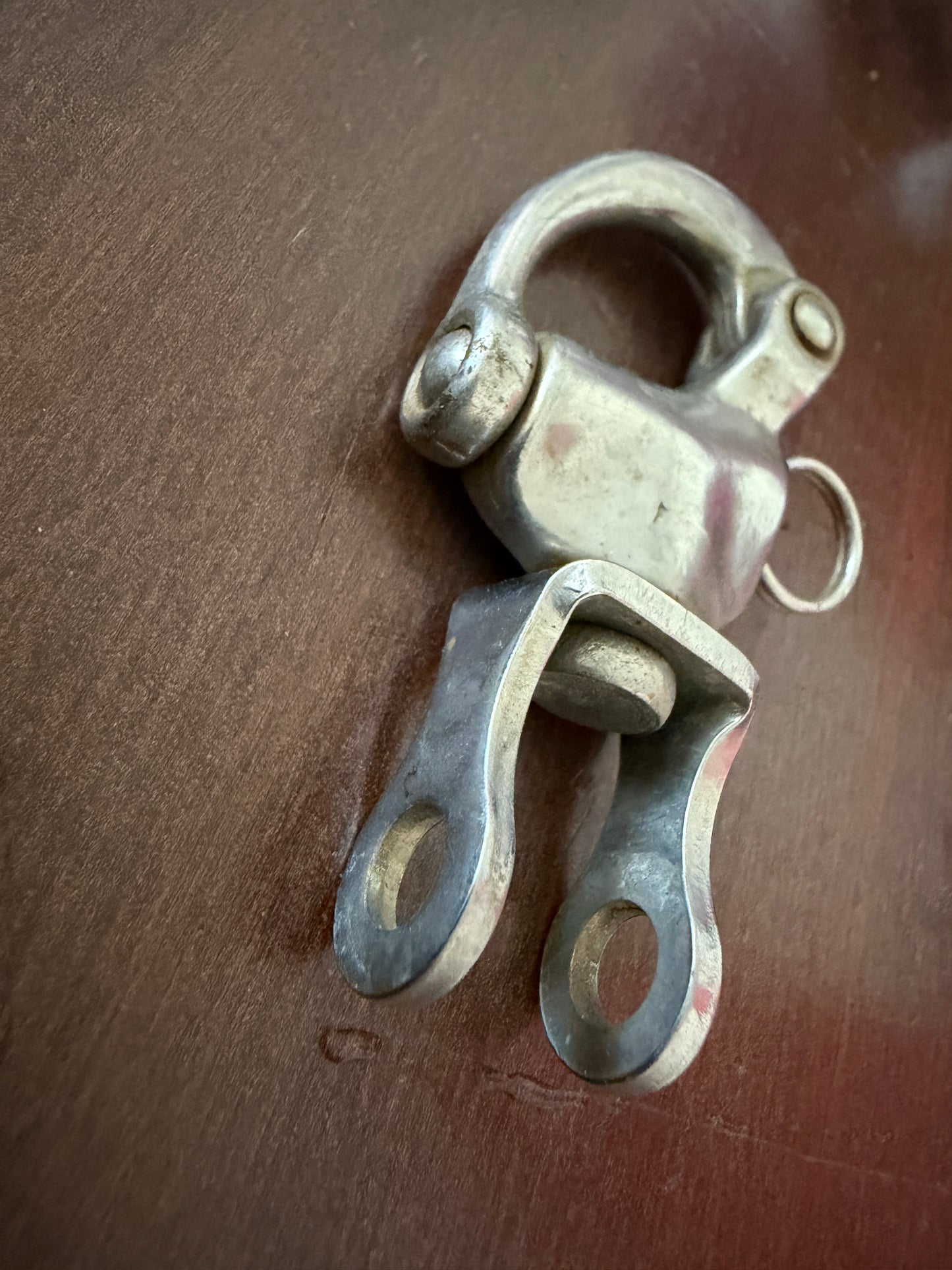 Small Forked Bail Shackle - No Pin - 7/16" Width