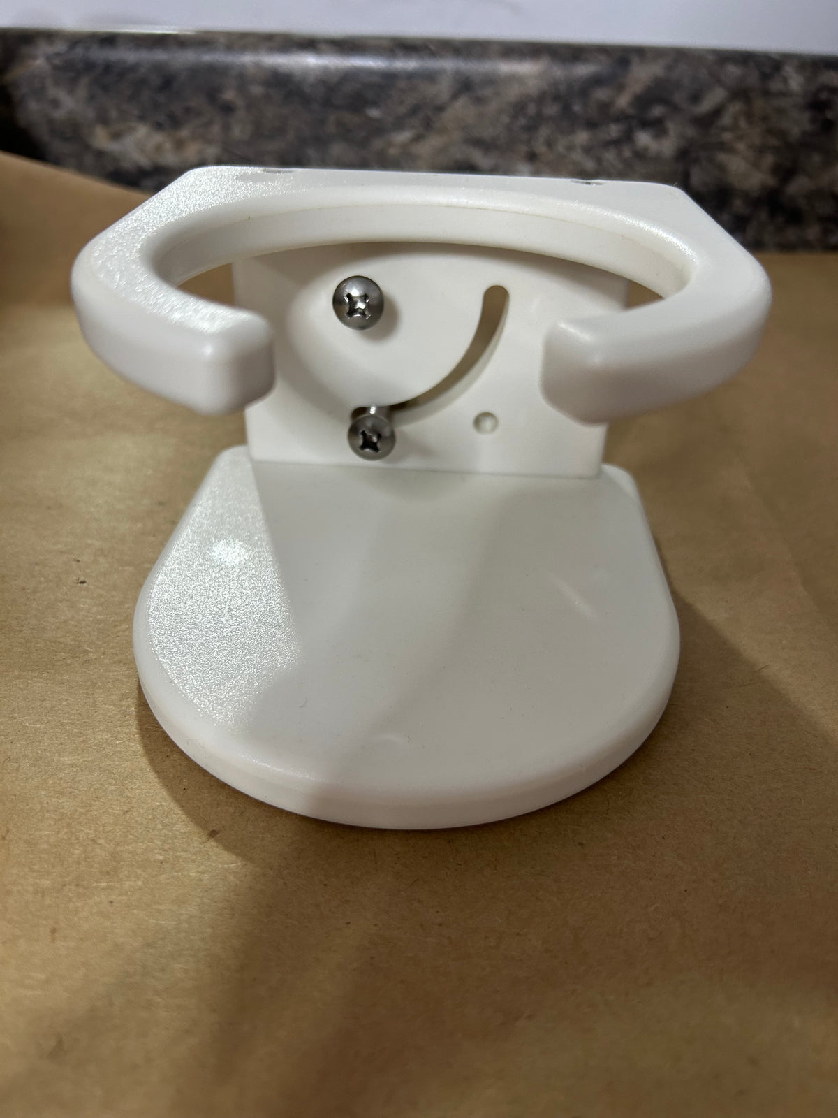 Brocraft Marine Railing Mount Cup Holder - white
