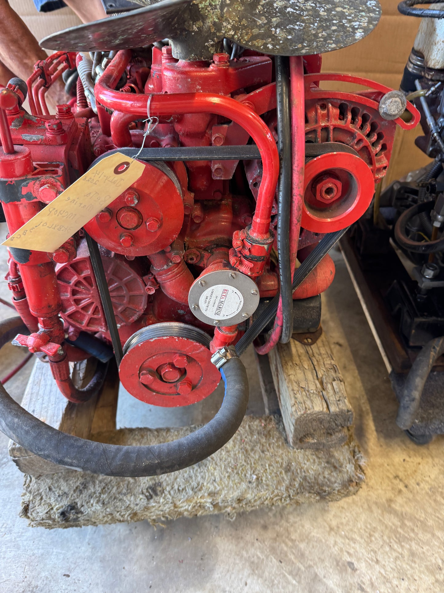 Beta Marine 28 D1005-EU1 Kubota Diesel Engine w TMC 40-P Transmission Runs Great ONLY 235 hours!