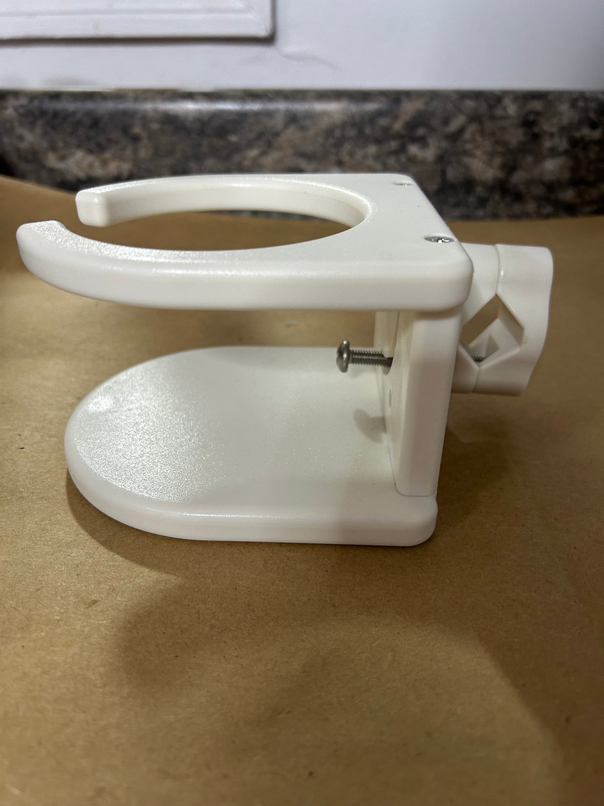 Brocraft Marine Railing Mount Cup Holder - white