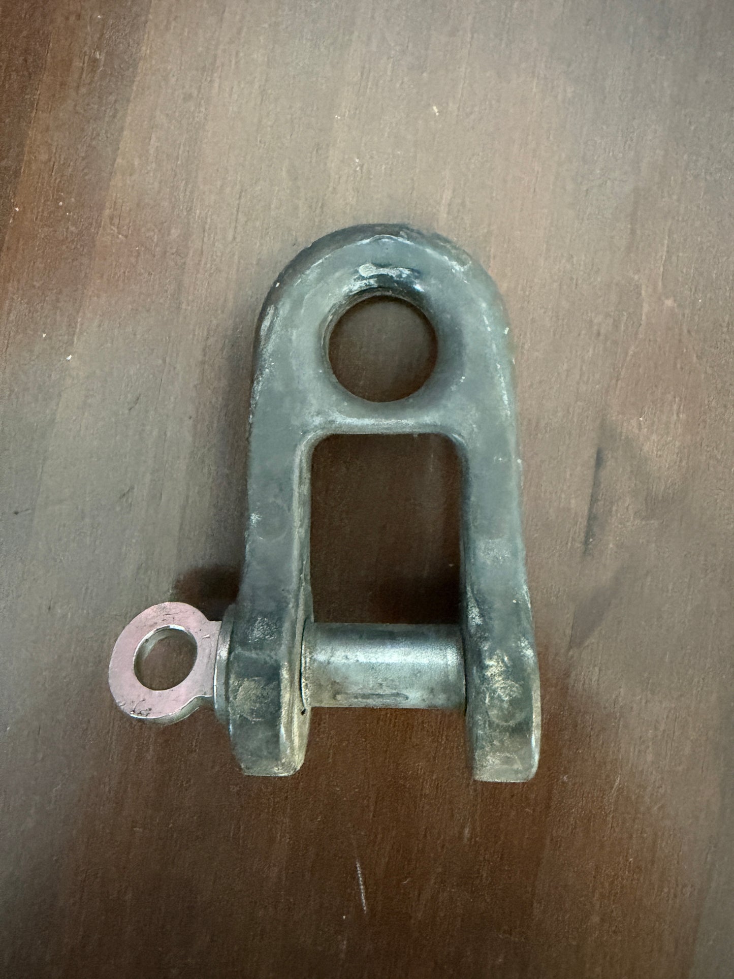 Aluminum Halyard Shackle - 3/8" Pin x 13/16" Width - 9/16" Eye