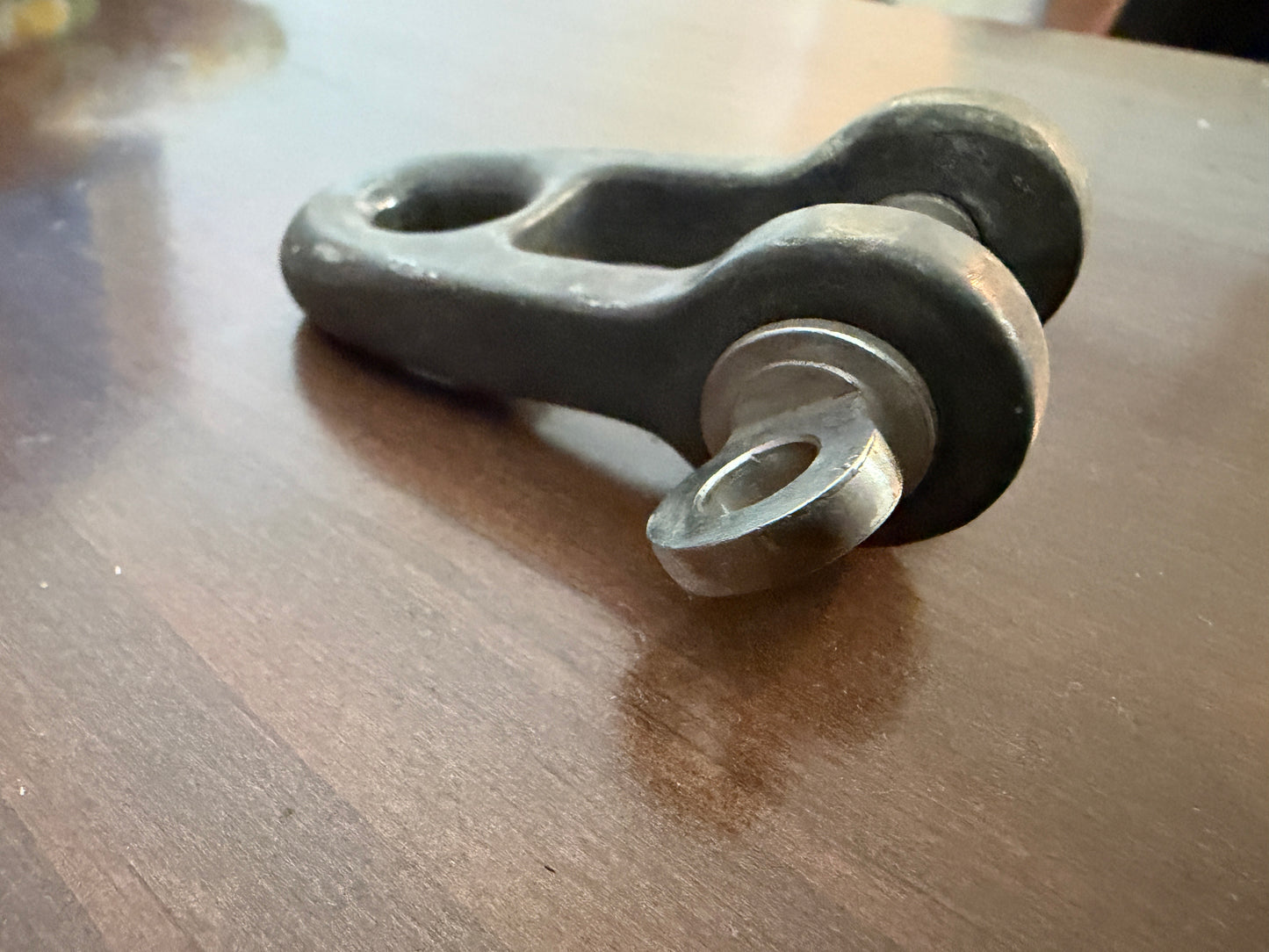 Aluminum Halyard Shackle - 3/8" Pin x 13/16" Width - 9/16" Eye
