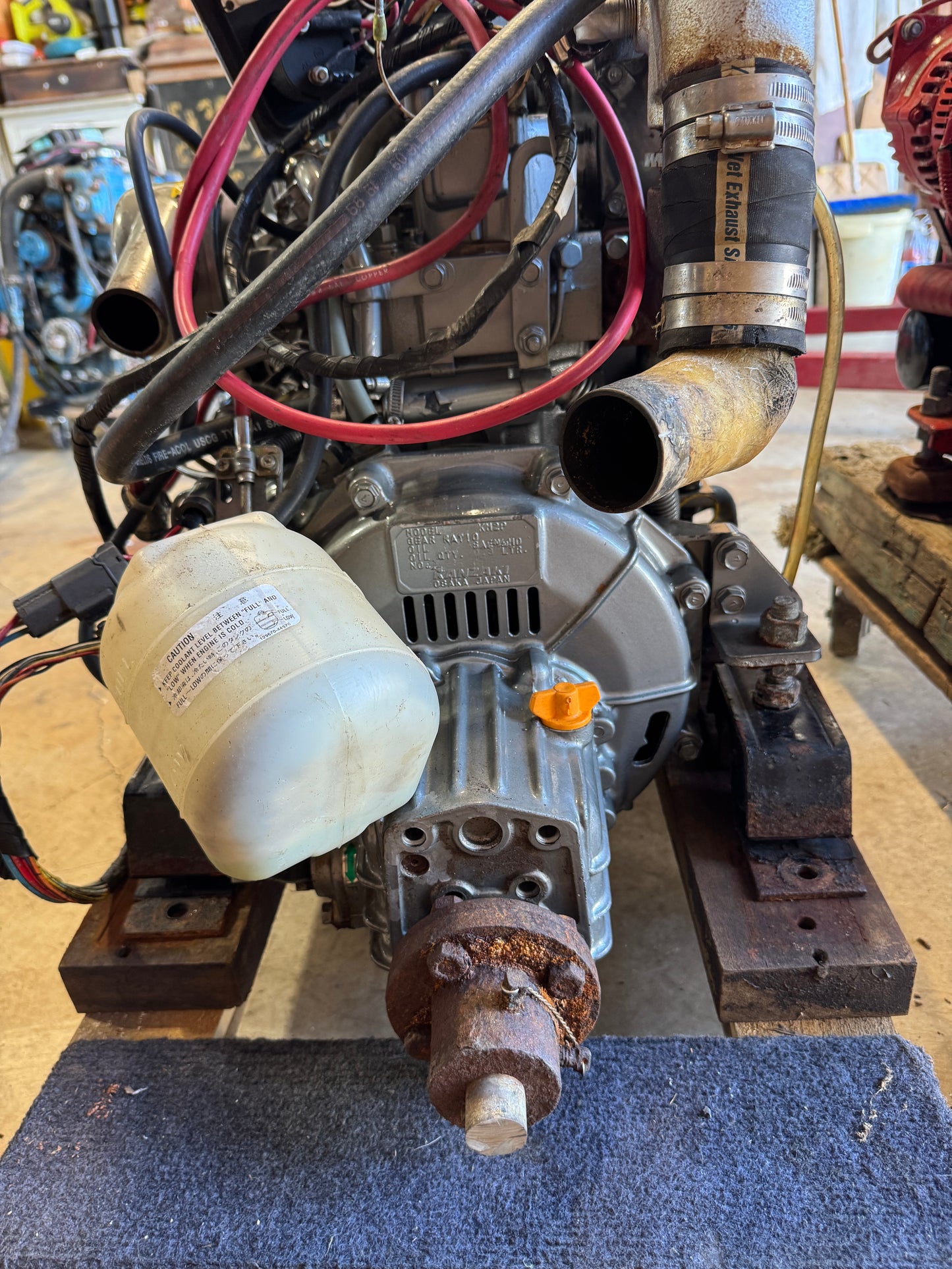 Yanmar 2GM20F Marine Diesel Engine w Kanzaki KM2P Transmission MINT!