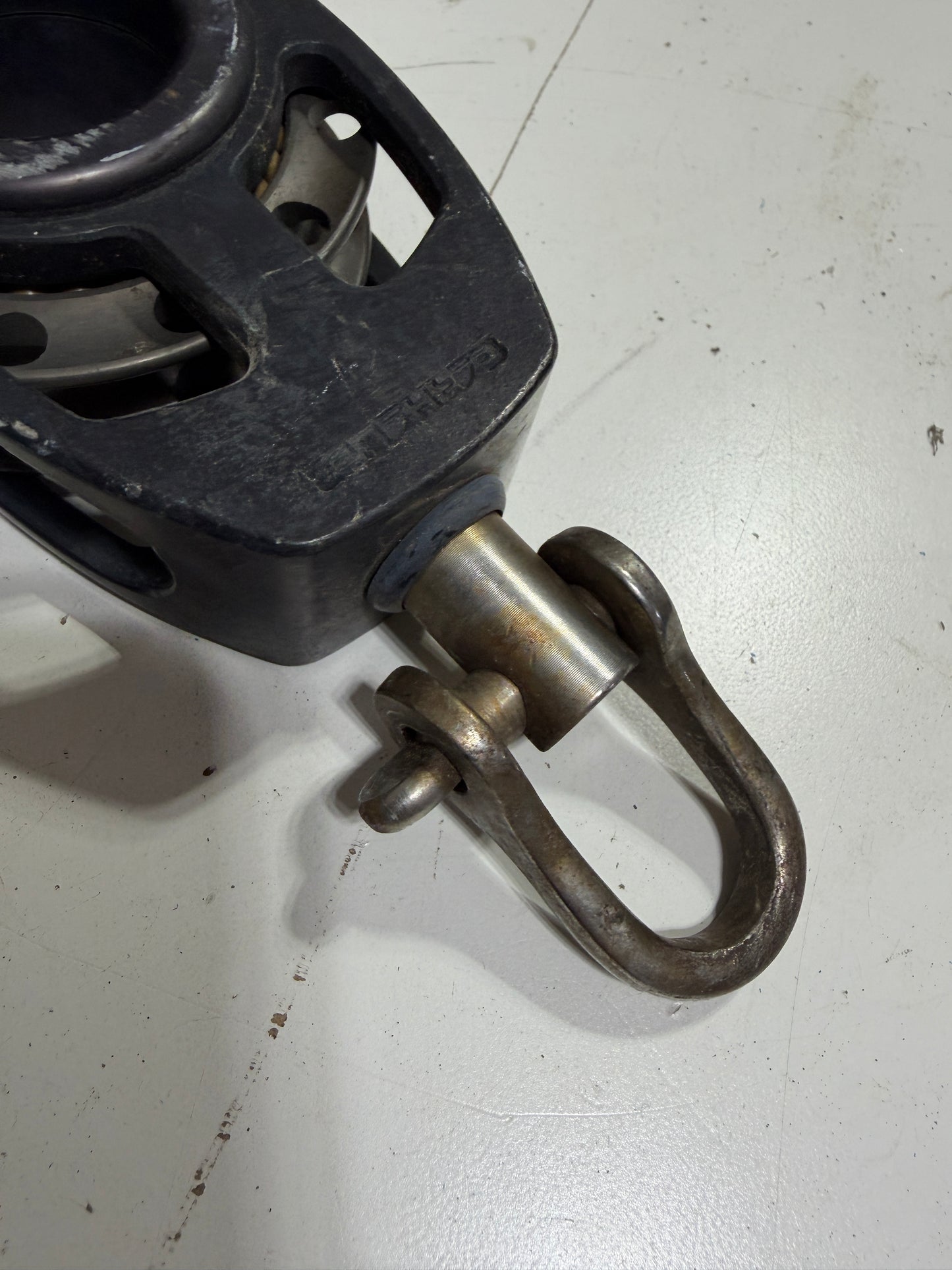 Aluminum 3" Garhauer Single Swivel Block - 1/2" Line