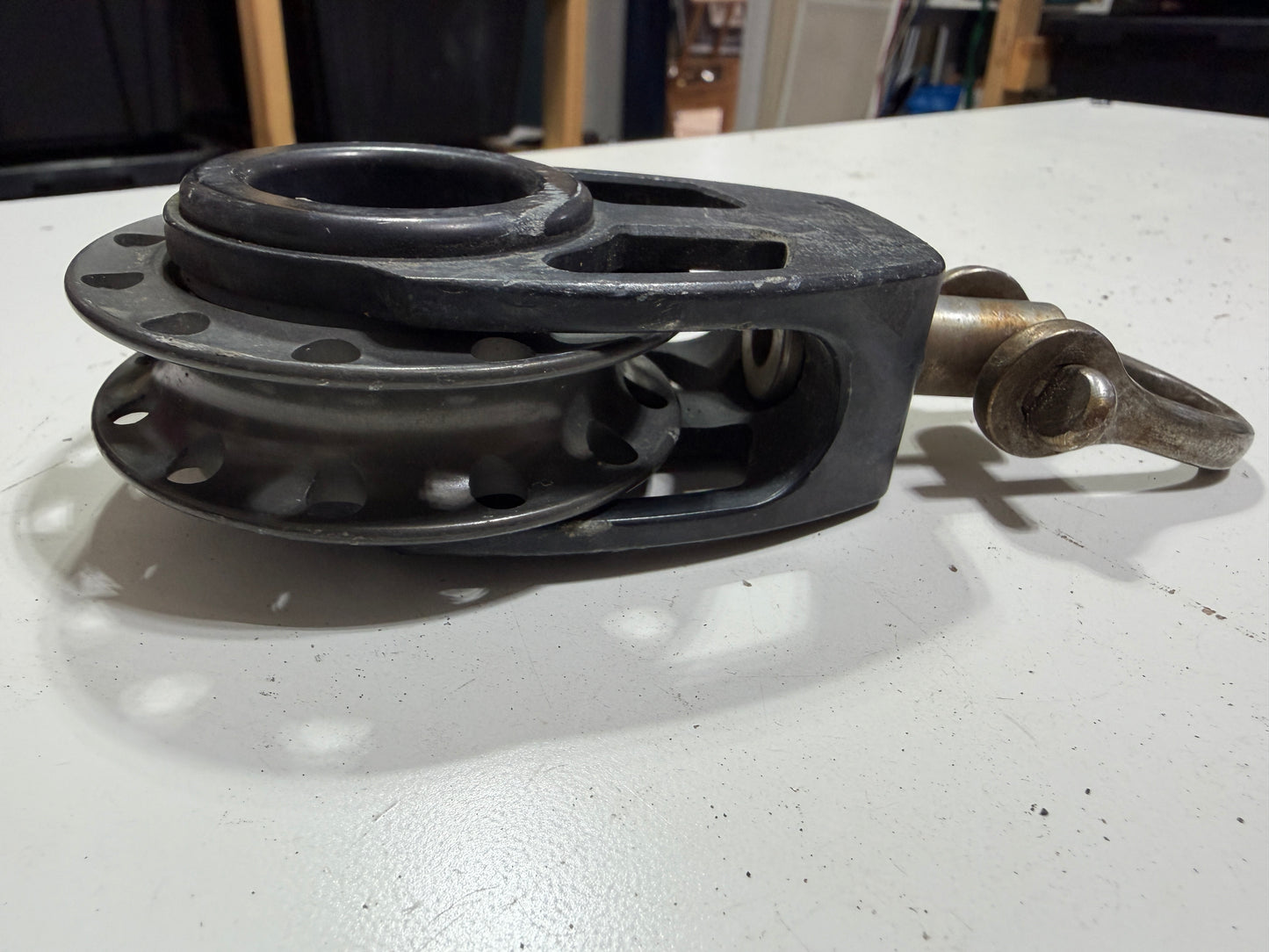 Aluminum 3" Garhauer Single Swivel Block - 1/2" Line