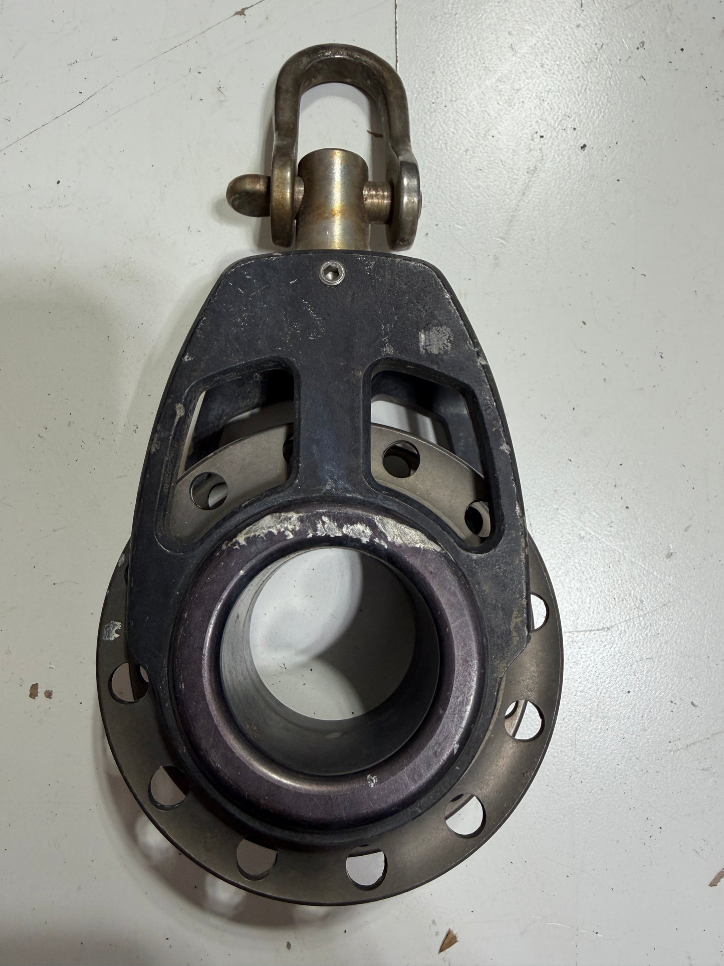 Aluminum 3" Garhauer Single Swivel Block - 1/2" Line