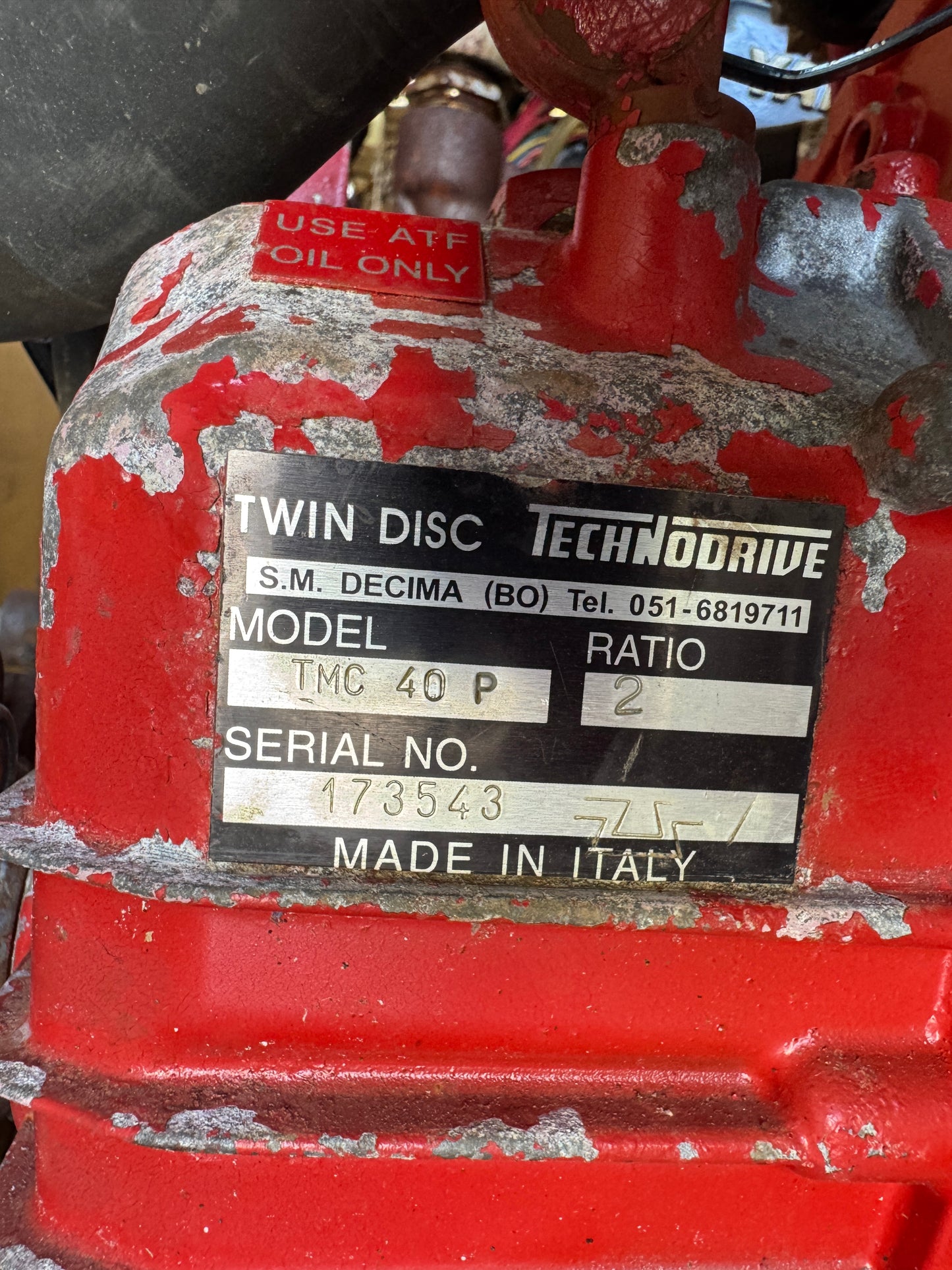 Beta Marine B-20 Kubota Diesel Engine w TMC 40-P Transmission Runs Great