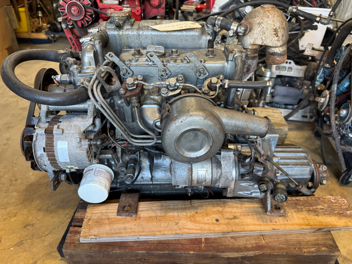 Yanmar 3GM Marine Diesel Engine w Kanzaki KM3-A Transmission Runs Great!