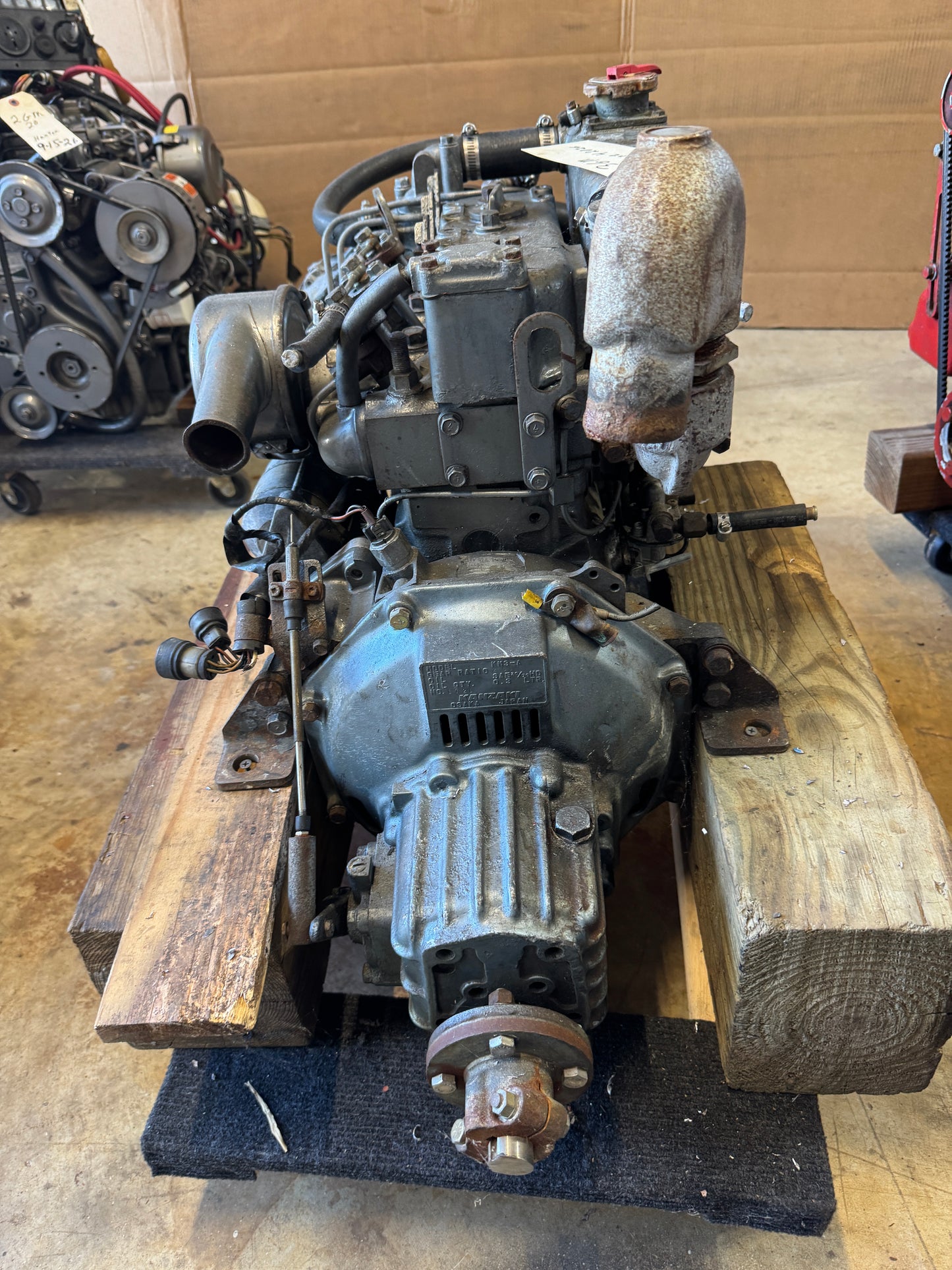 Yanmar 3GM Marine Diesel Engine w Kanzaki KM3-A Transmission Runs Great!