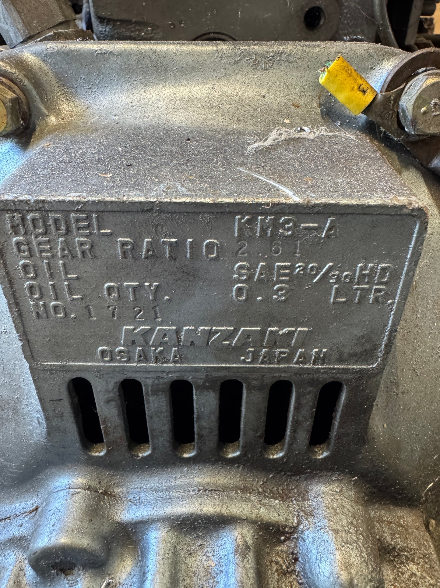 Yanmar 3GM Marine Diesel Engine w Kanzaki KM3-A Transmission Runs Great!