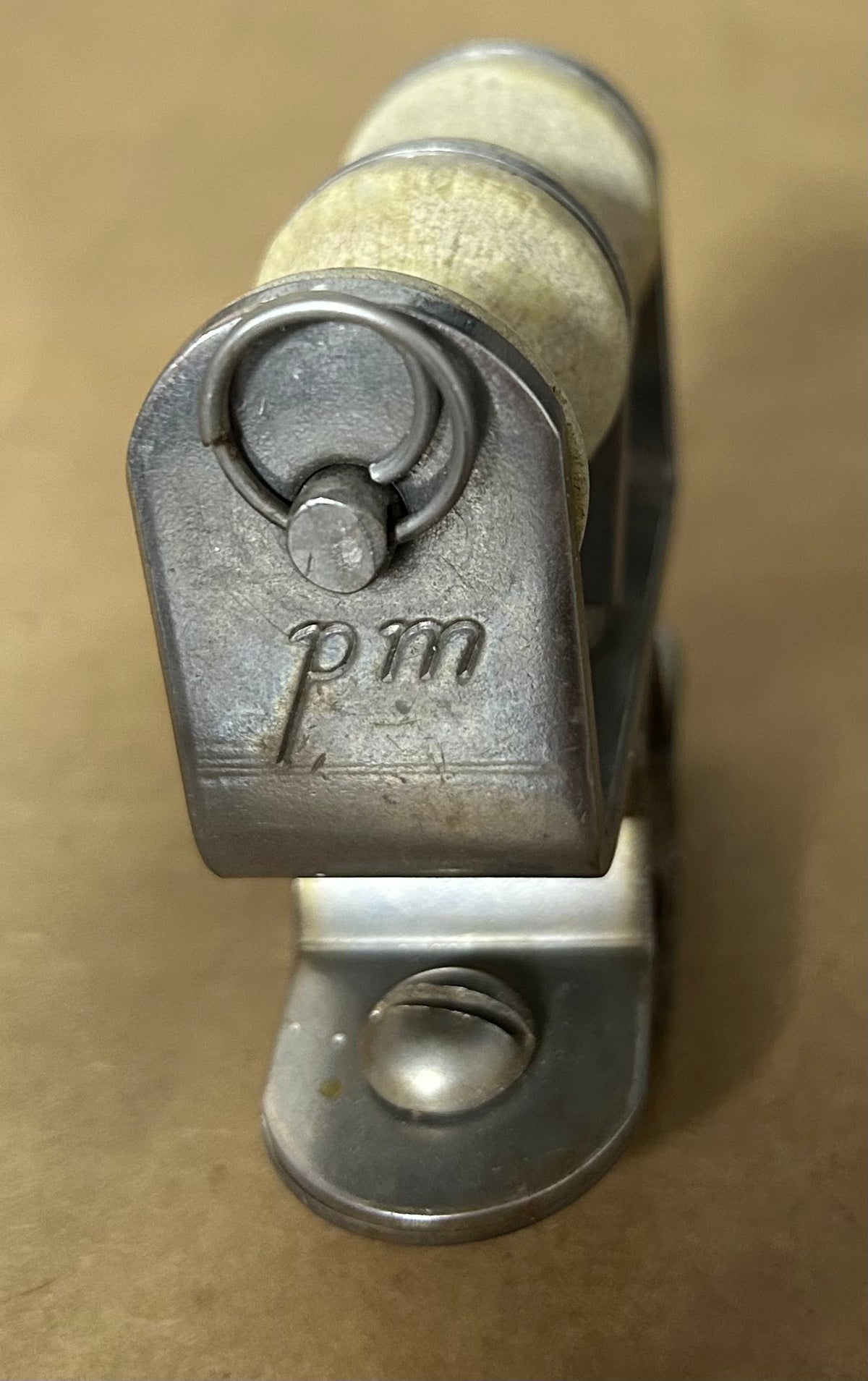 Stainless Steel Double Stanchion Block -5/8" line