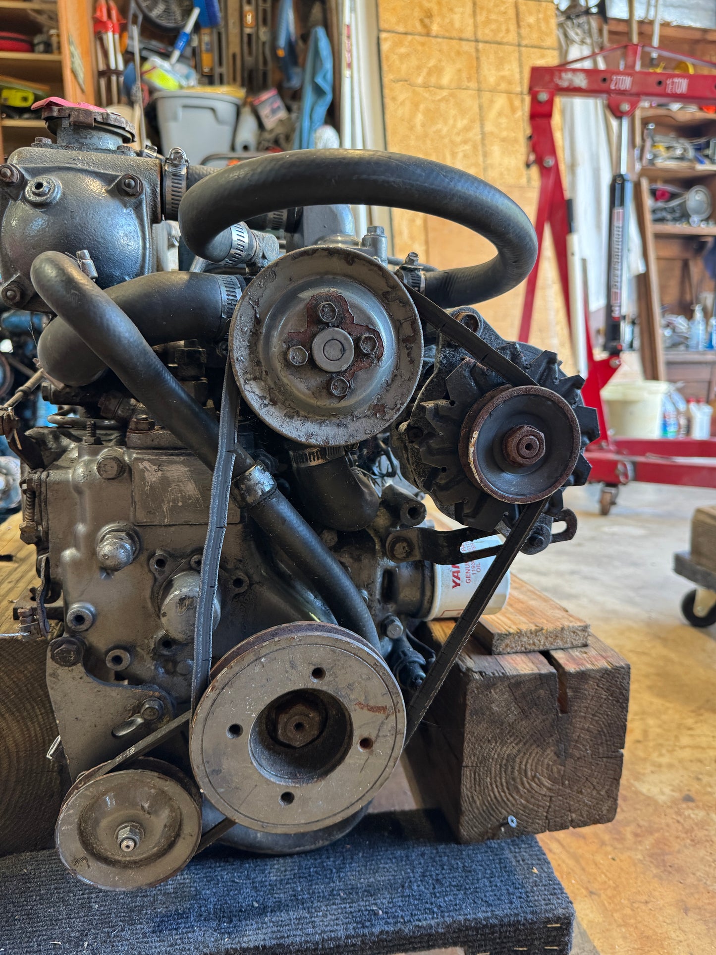 Yanmar 3GM Marine Diesel Engine w Kanzaki KM3-A Transmission Runs Great!