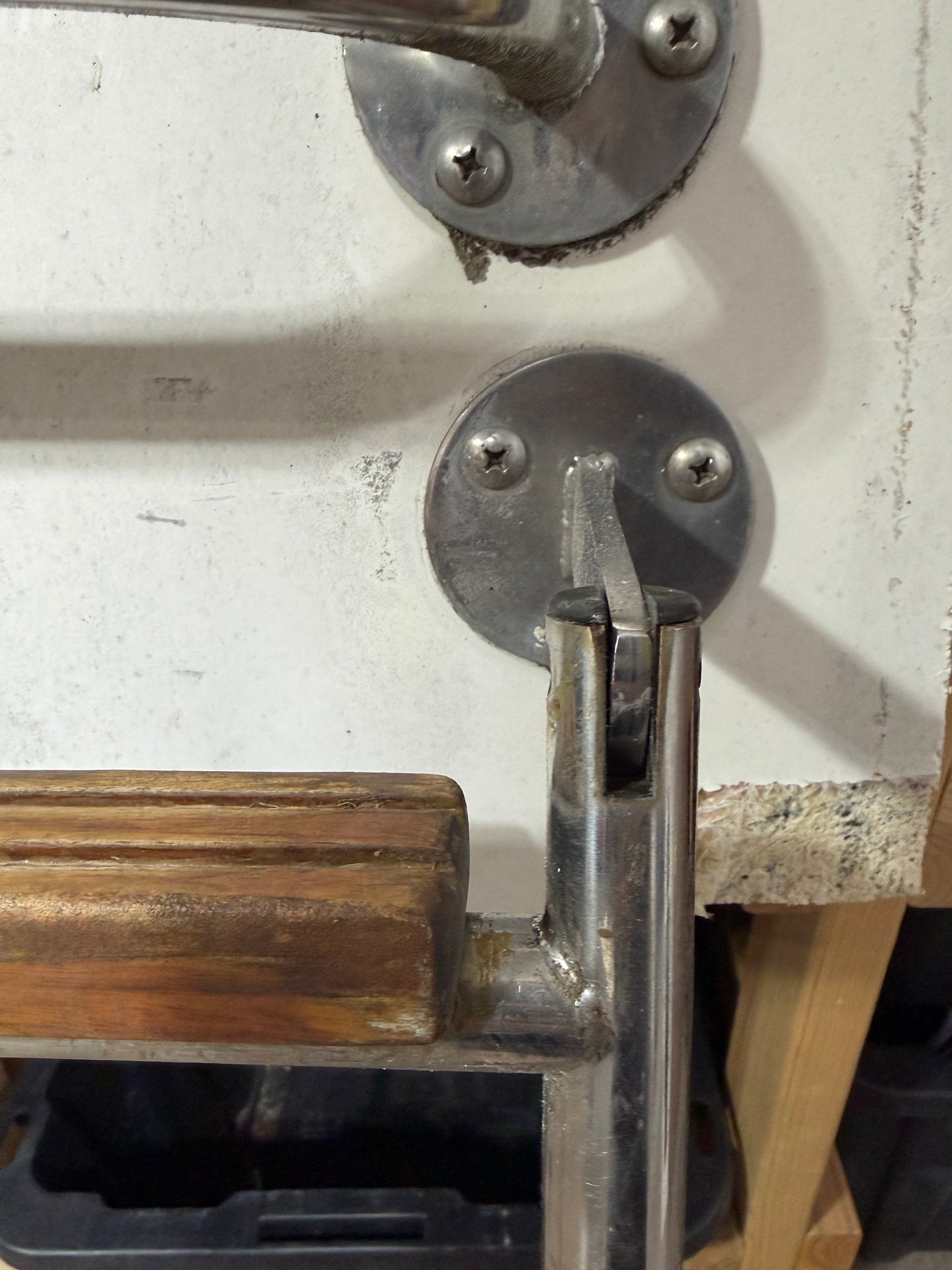 39 1/4" TALL Boarding Ladder With Grab Rail - Pearson 27
