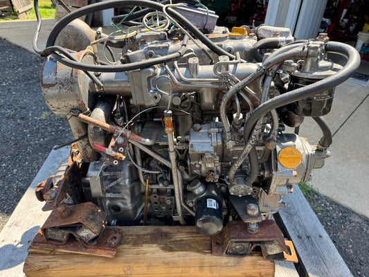 Yanmar 3JH2E Marine Diesel Engine w KBW10 Transmission Runs Great!