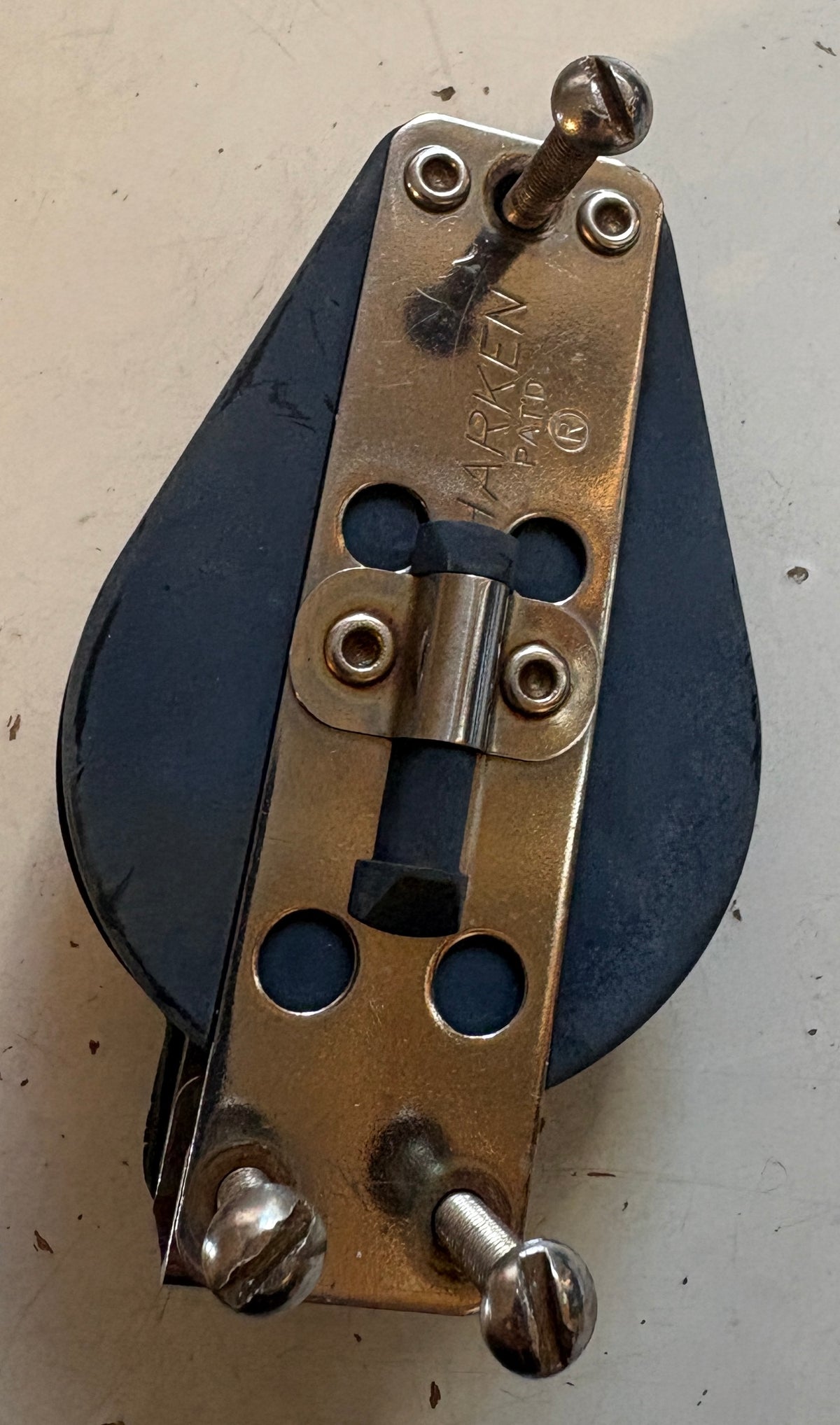 Harken Ratcheting Cheek Block 2" Sheaves