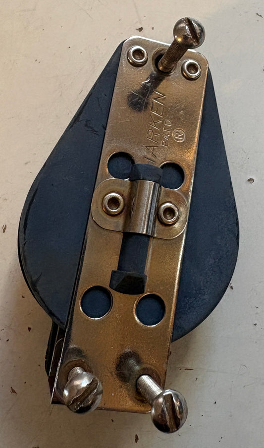 Harken Ratcheting Cheek Block 2" Sheaves