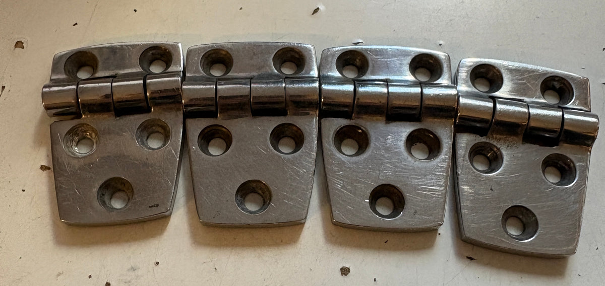 Lot of 4 Stainless Steel Hinge
