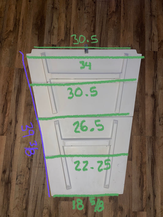 Columbia 22 Fiberglass Set Of 4 Companion Way Boards